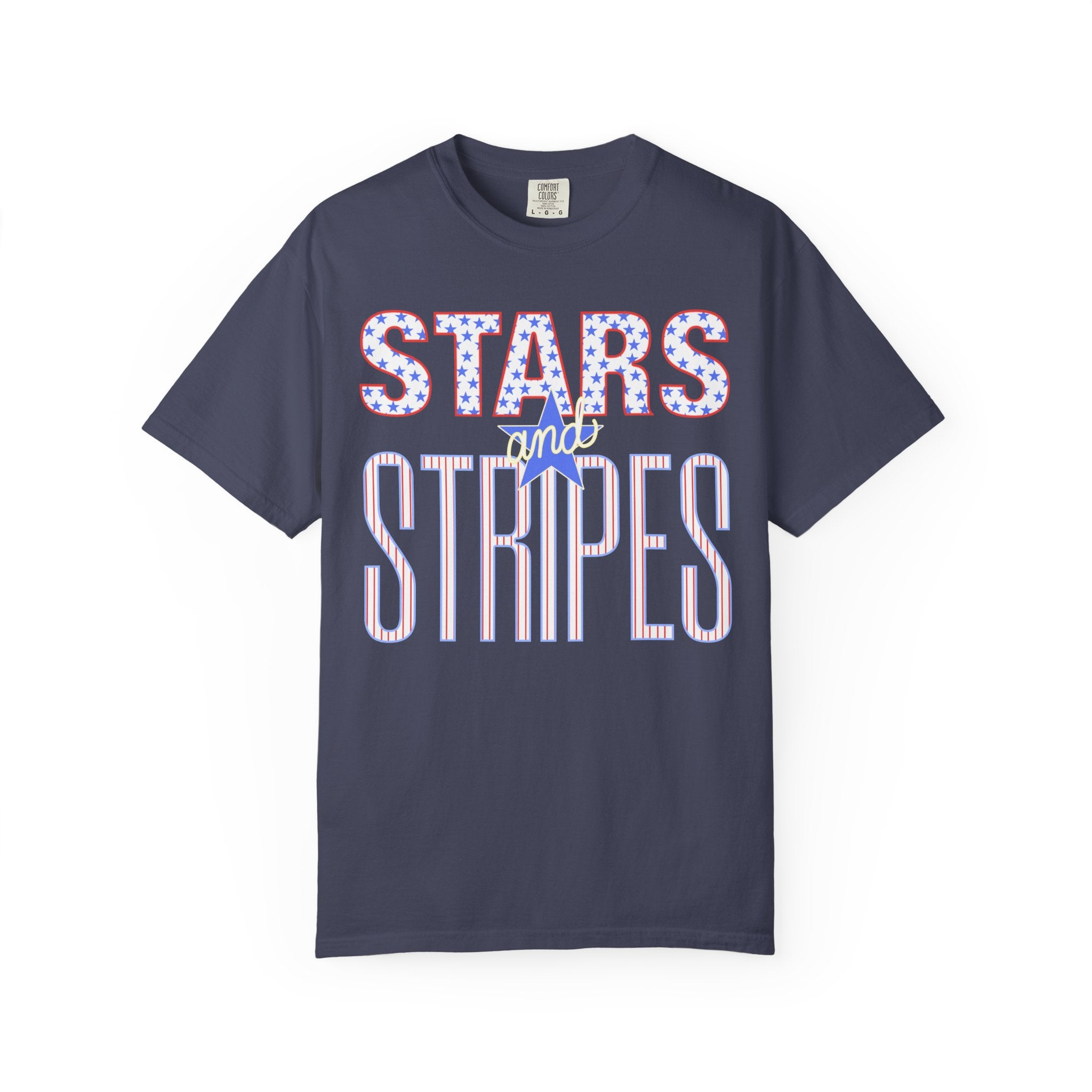 Stars and Stripes T-Shirt — Patriotic 4th of July Tee