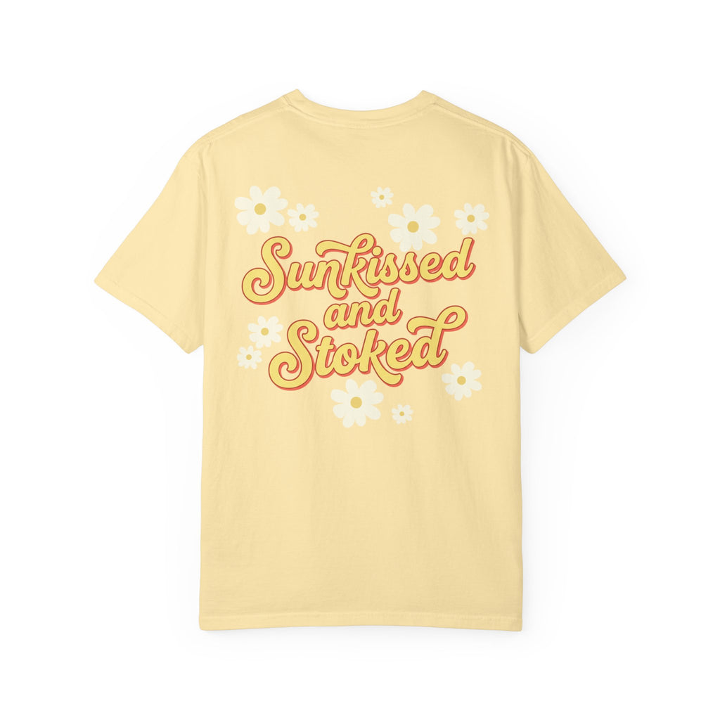 Sunkissed and Stoked T-Shirt — Retro Beach Vibes Summer Tee