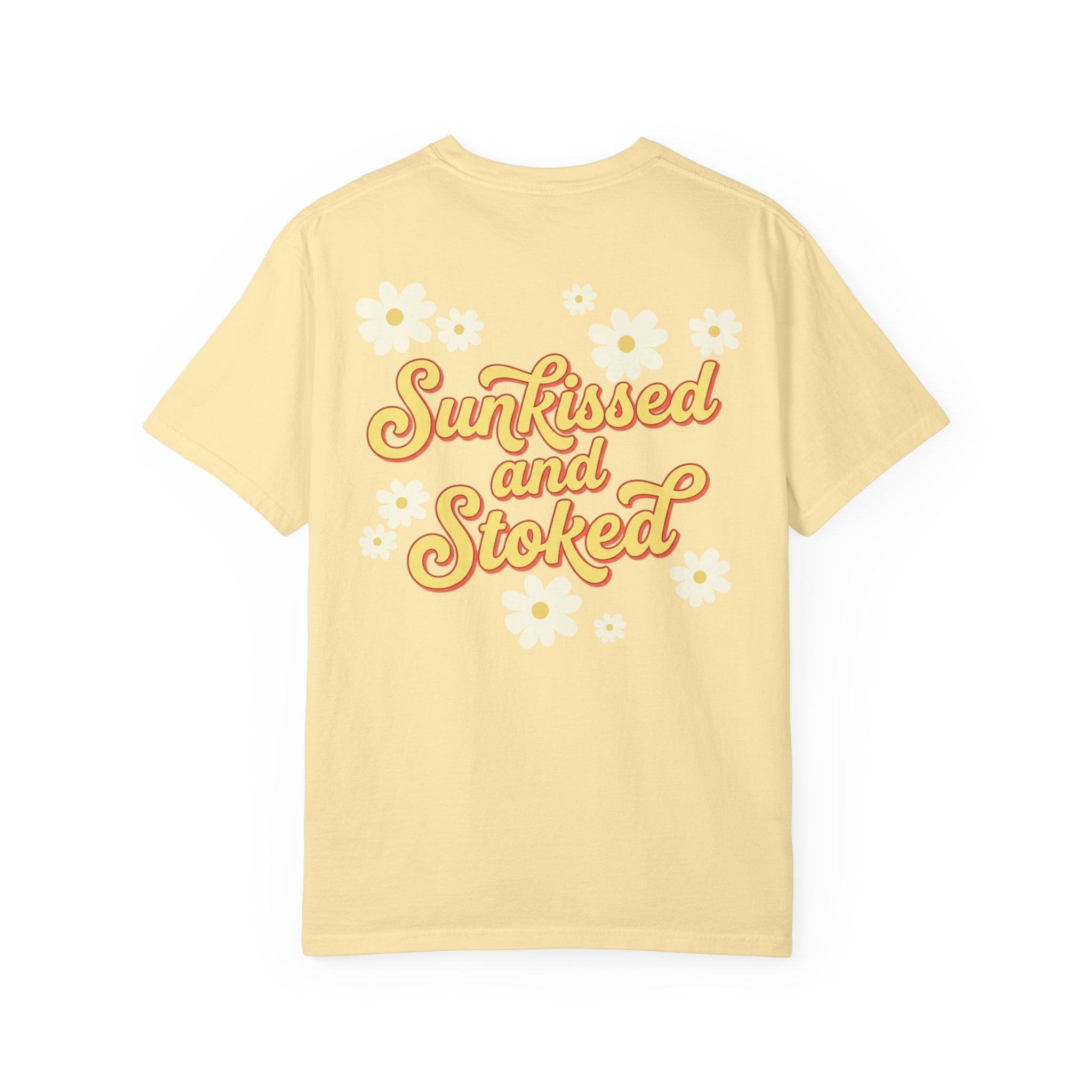 Sunkissed and Stoked T-Shirt — Retro Beach Vibes Summer Tee