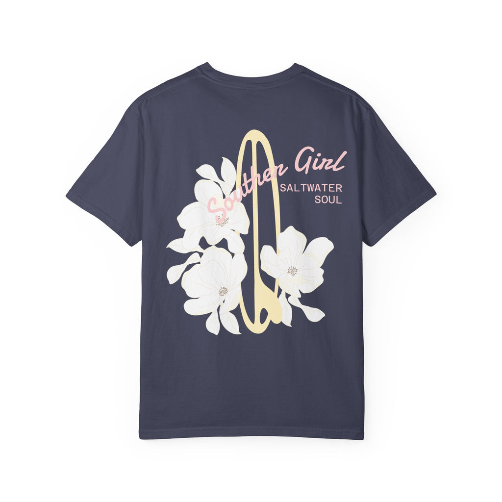 Southern and Saltwater— Southern Coastal Surfboard Graphic Tee