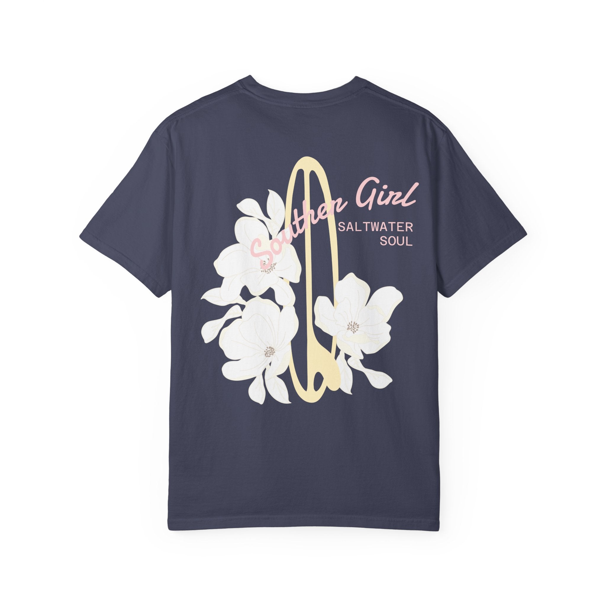 Southern and Saltwater— Southern Coastal Surfboard Graphic Tee