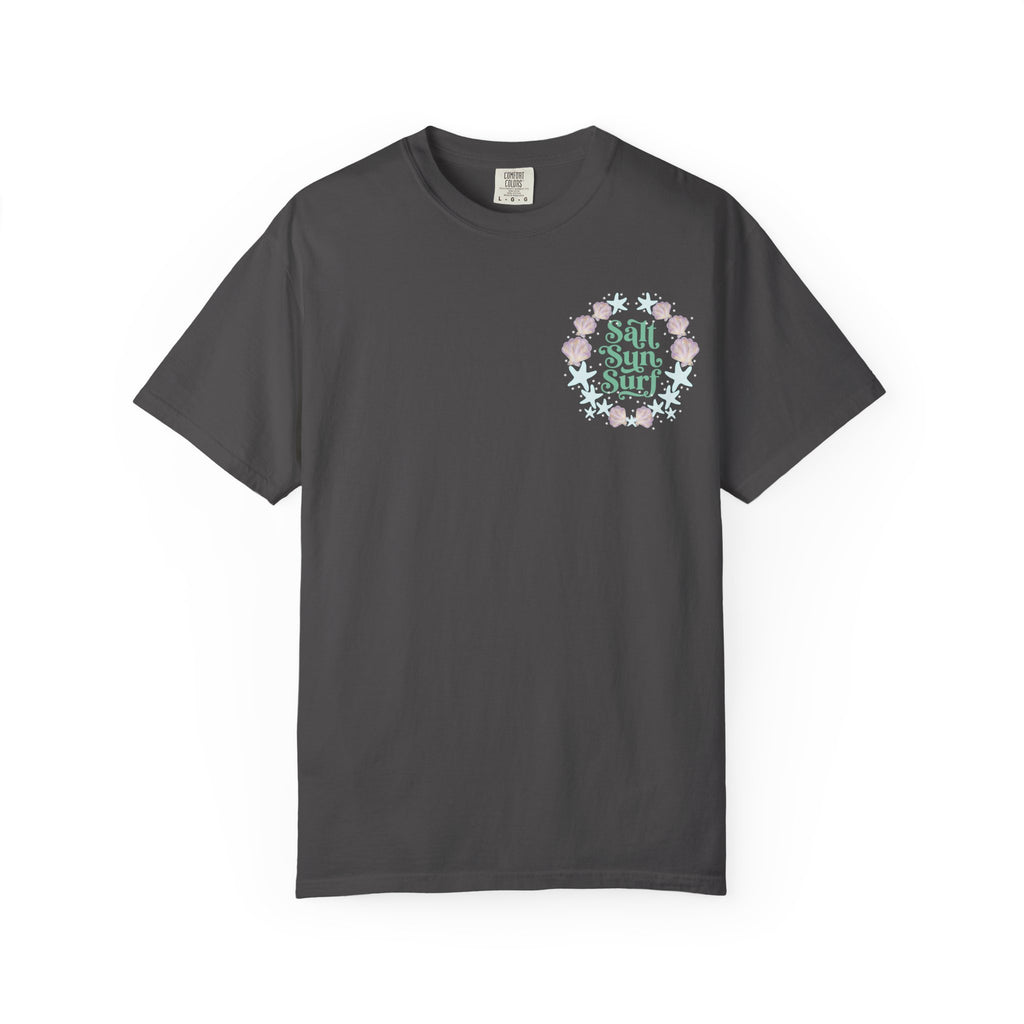 Surf Vibes T-Shirt — "Salt Sun Surf" Retro Beach Graphic Tee