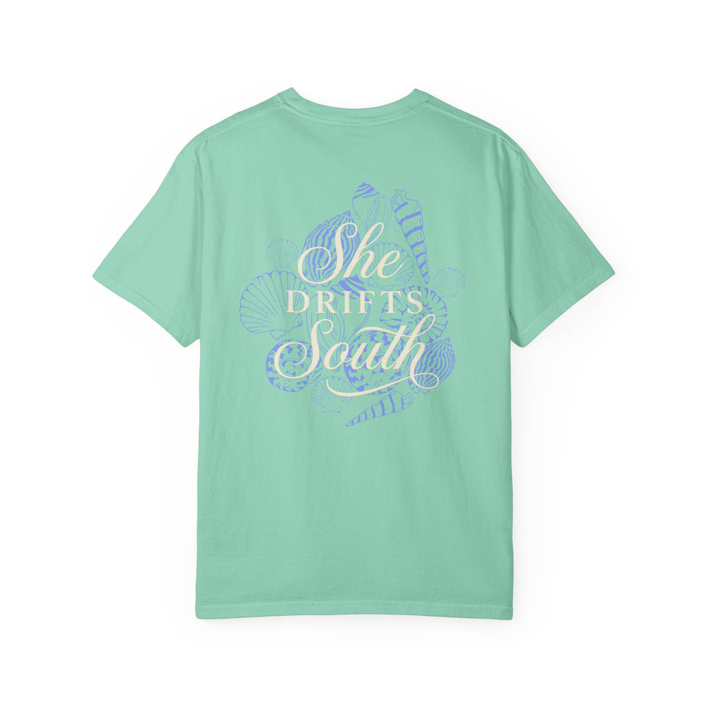 "She Drifts South" Pastel Nautical Tee - T-shirt
