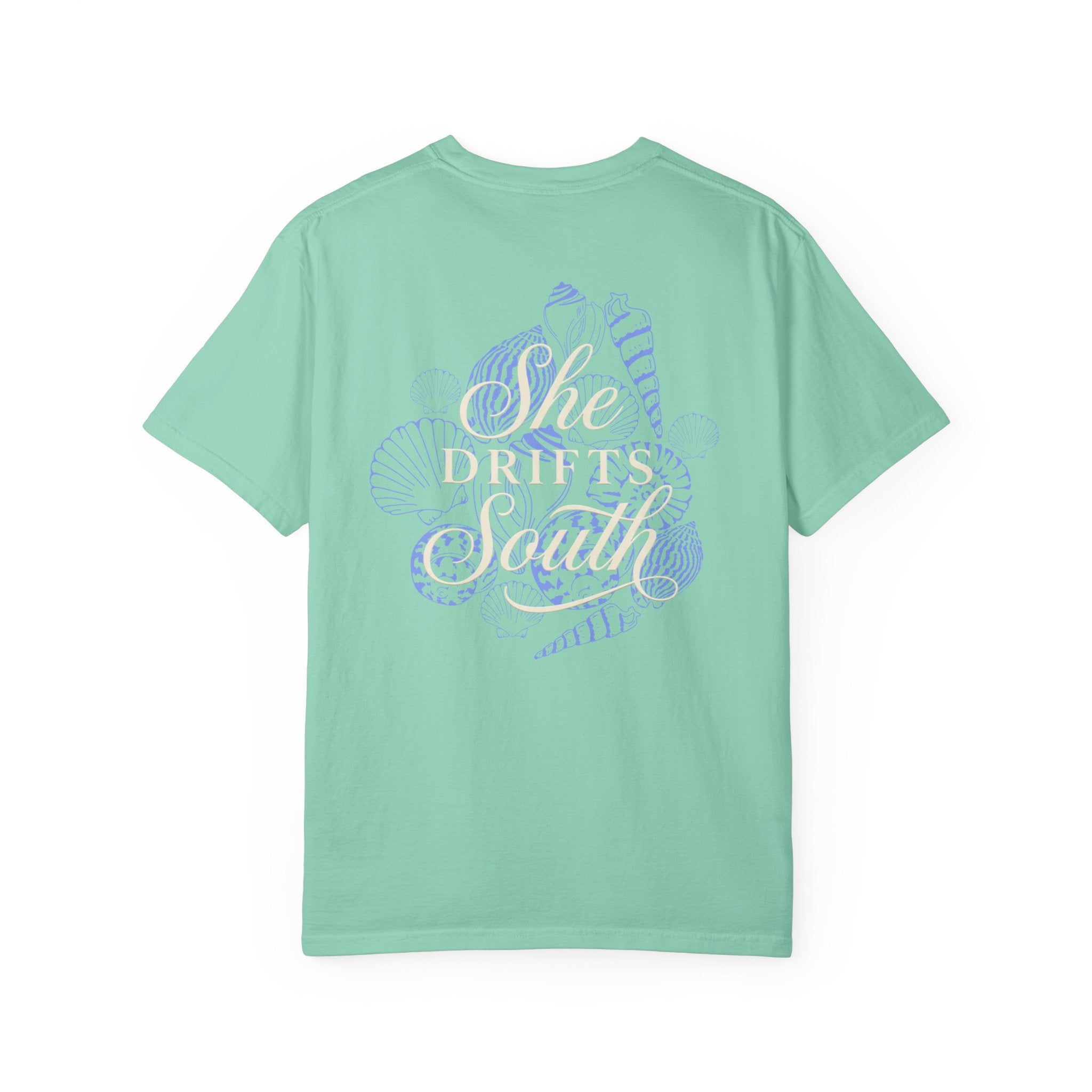 "She Drifts South" Pastel Nautical Tee - T-shirt