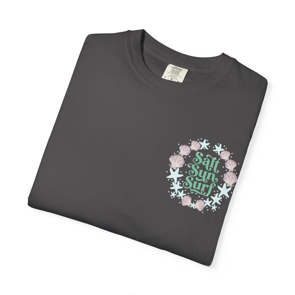 Surf Vibes T-Shirt — "Salt Sun Surf" Retro Beach Graphic Tee