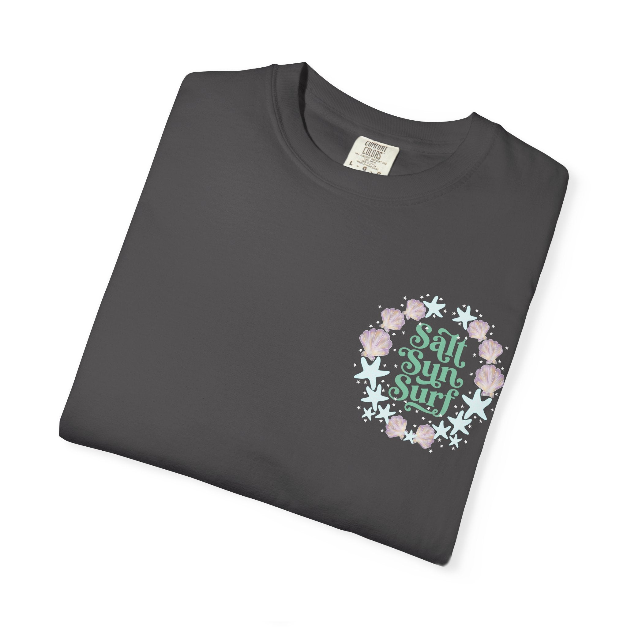 Surf Vibes T-Shirt — "Salt Sun Surf" Retro Beach Graphic Tee