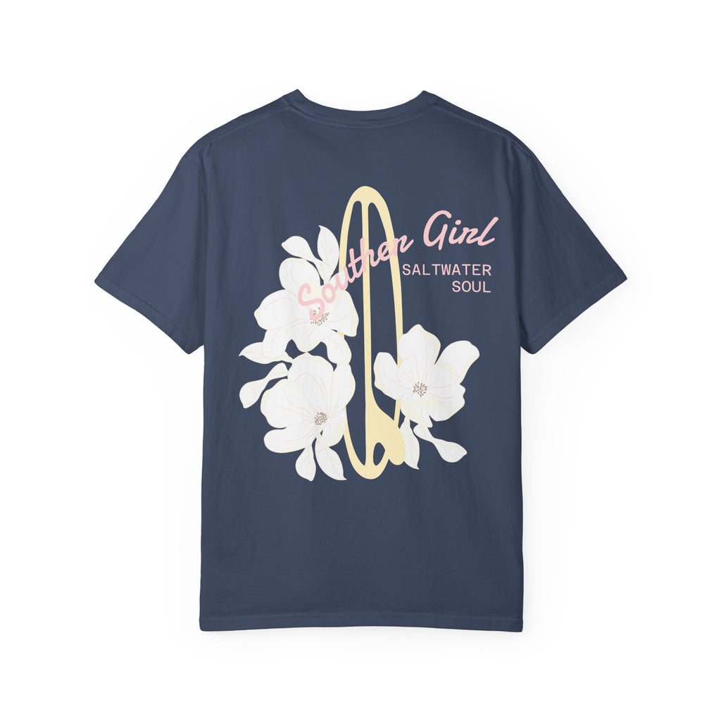 Southern and Saltwater— Southern Coastal Surfboard Graphic Tee