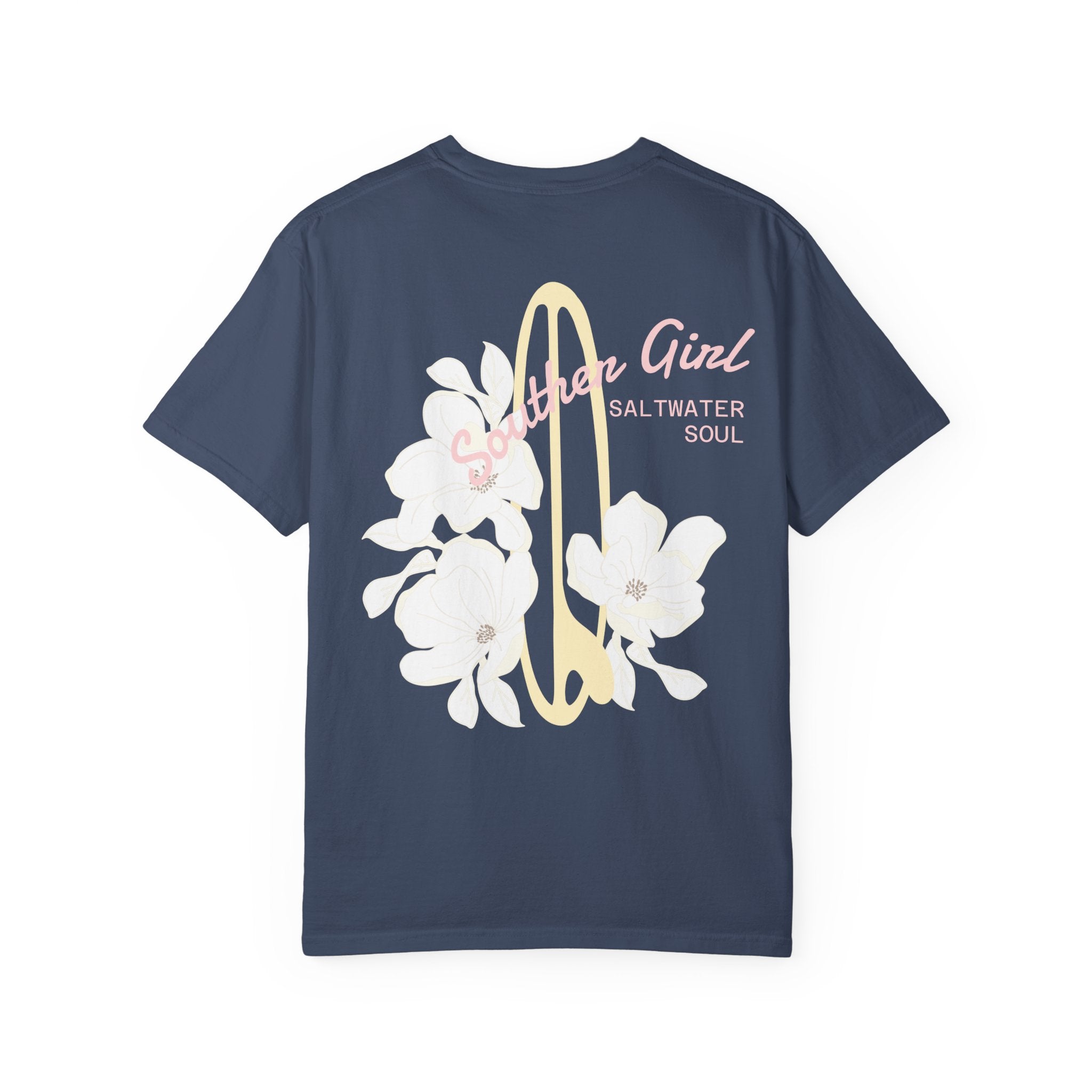 Southern and Saltwater— Southern Coastal Surfboard Graphic Tee