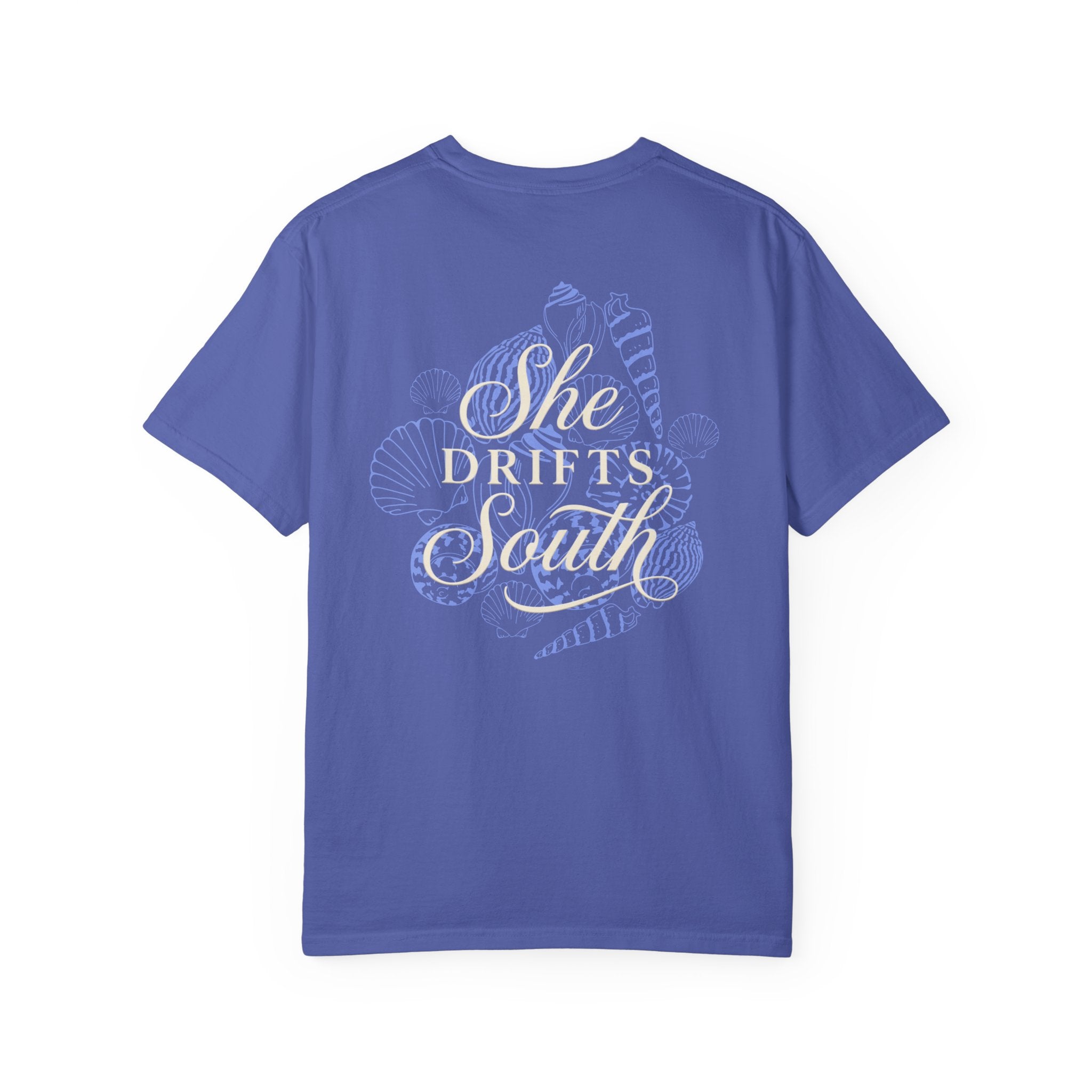 "She Drifts South" Pastel Nautical Tee - T-shirt