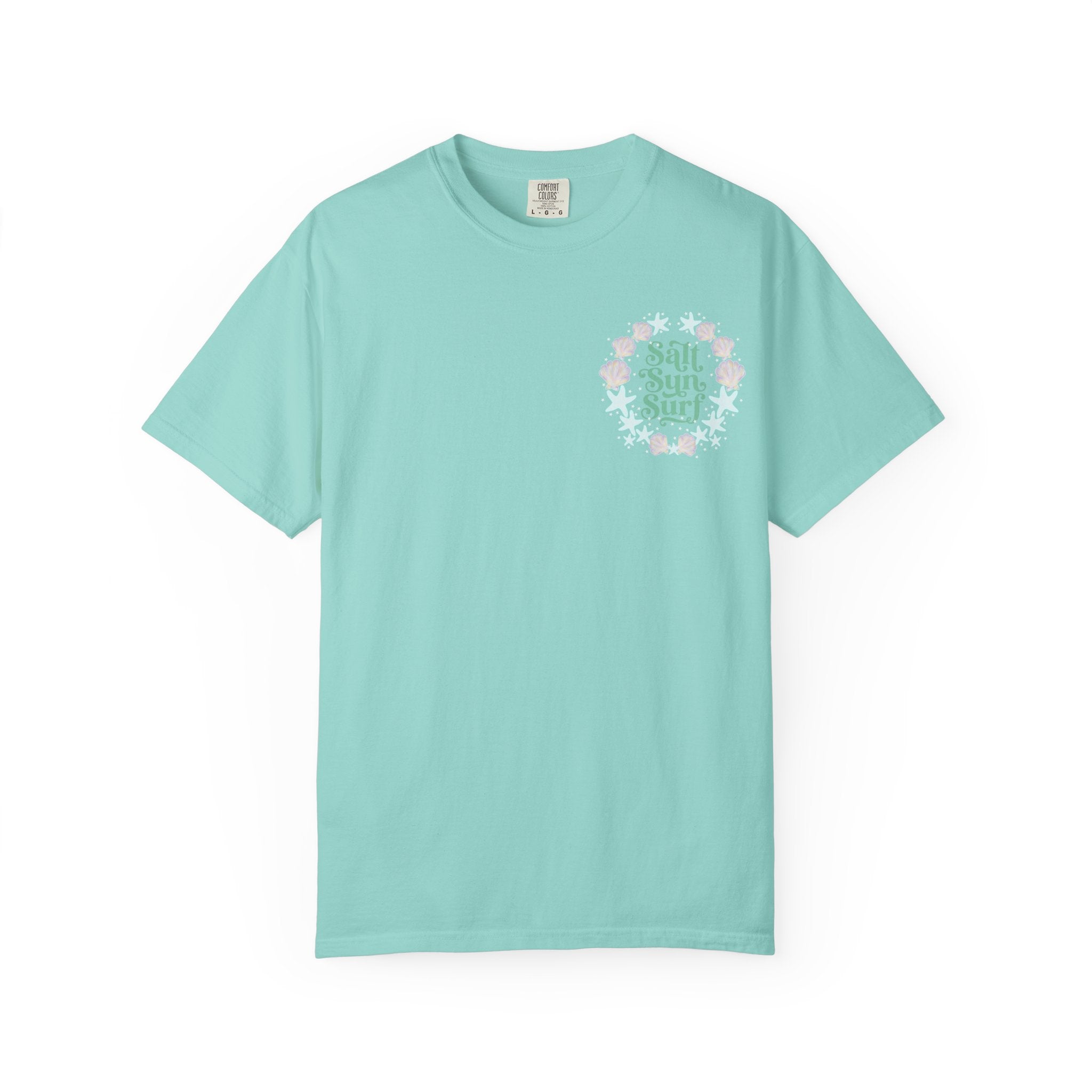 Surf Vibes T-Shirt — "Salt Sun Surf" Retro Beach Graphic Tee