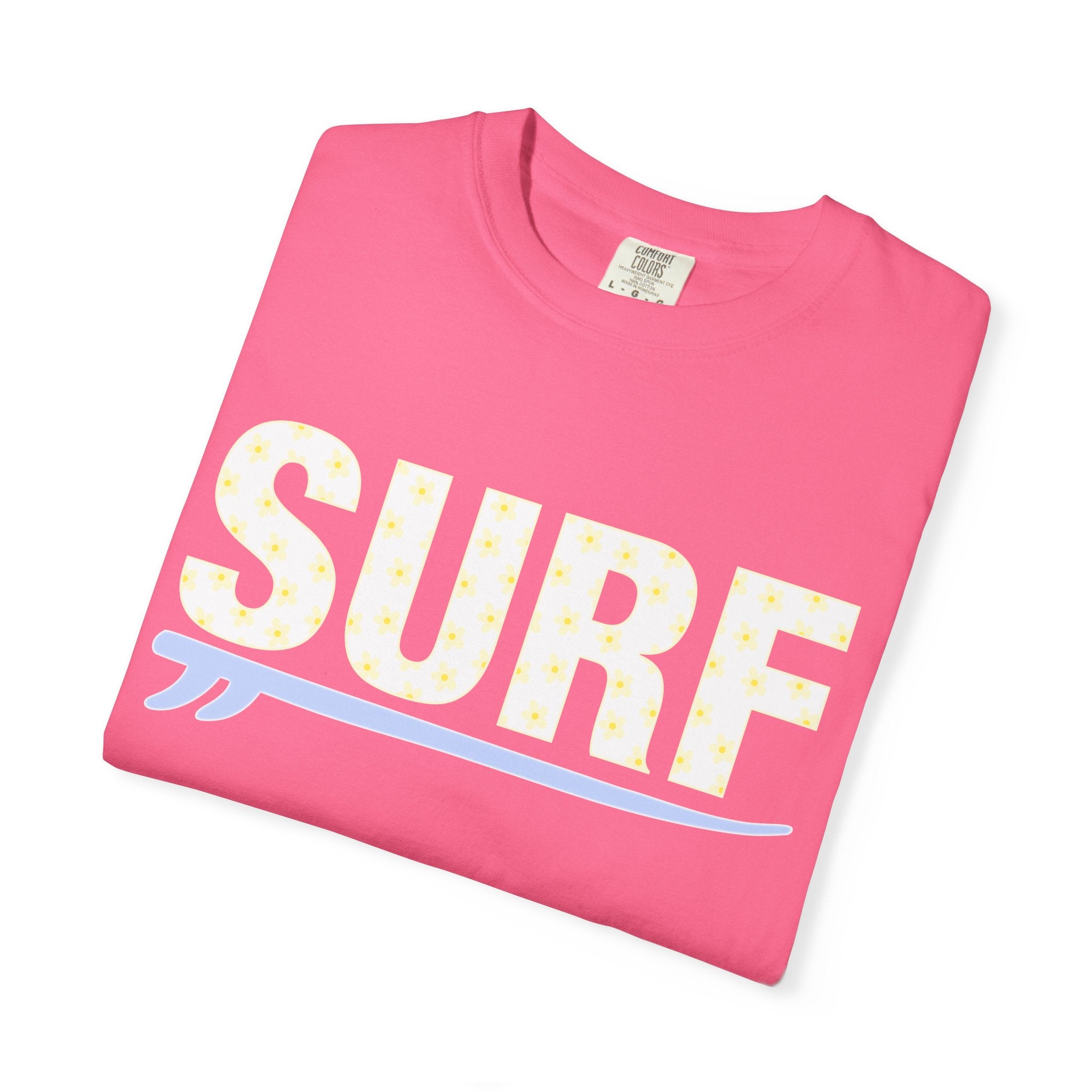 Surf T-Shirt — Retro Pastel 'SURF' Graphic Tee