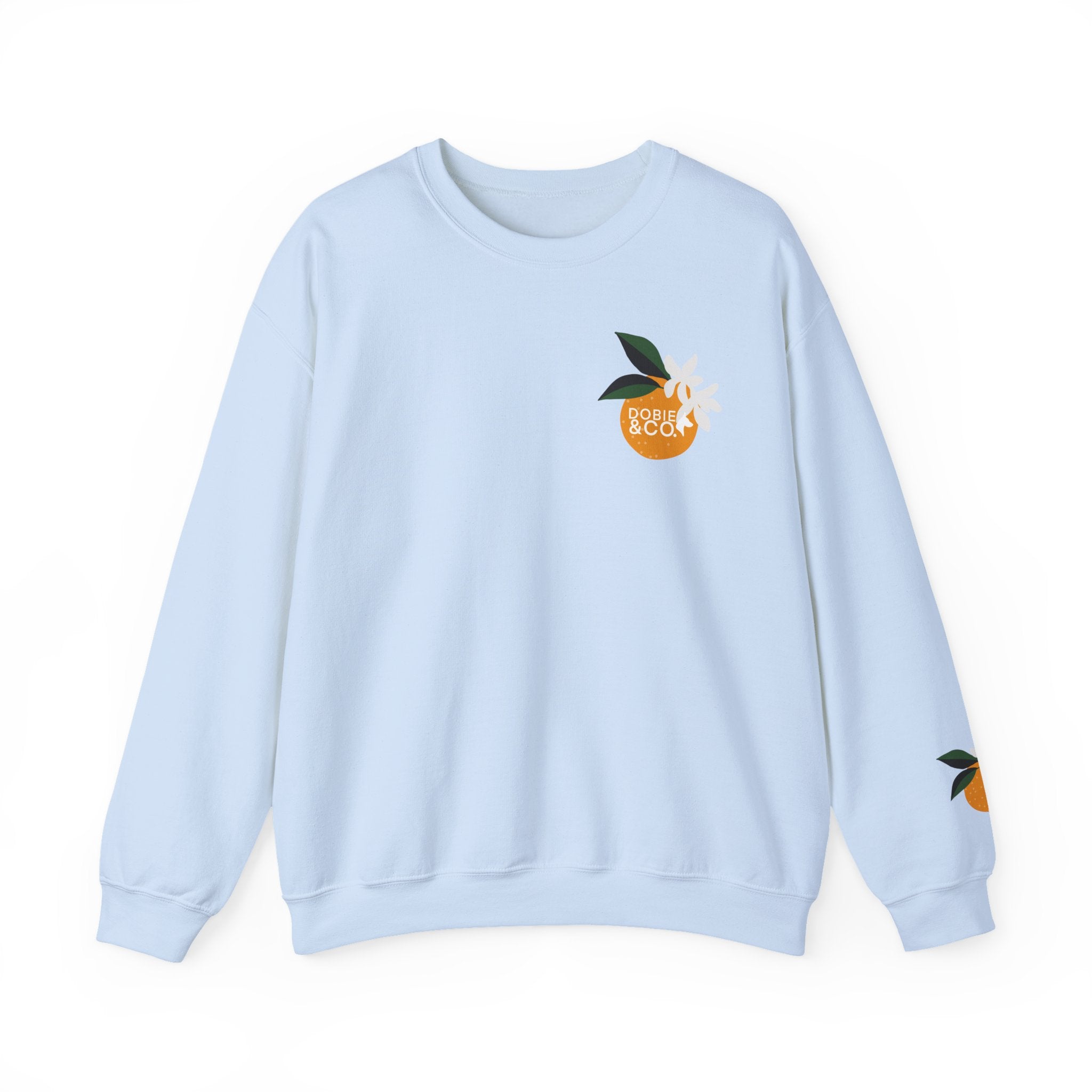 Dobie & Co. Orange Blossom Crewneck Sweatshirt