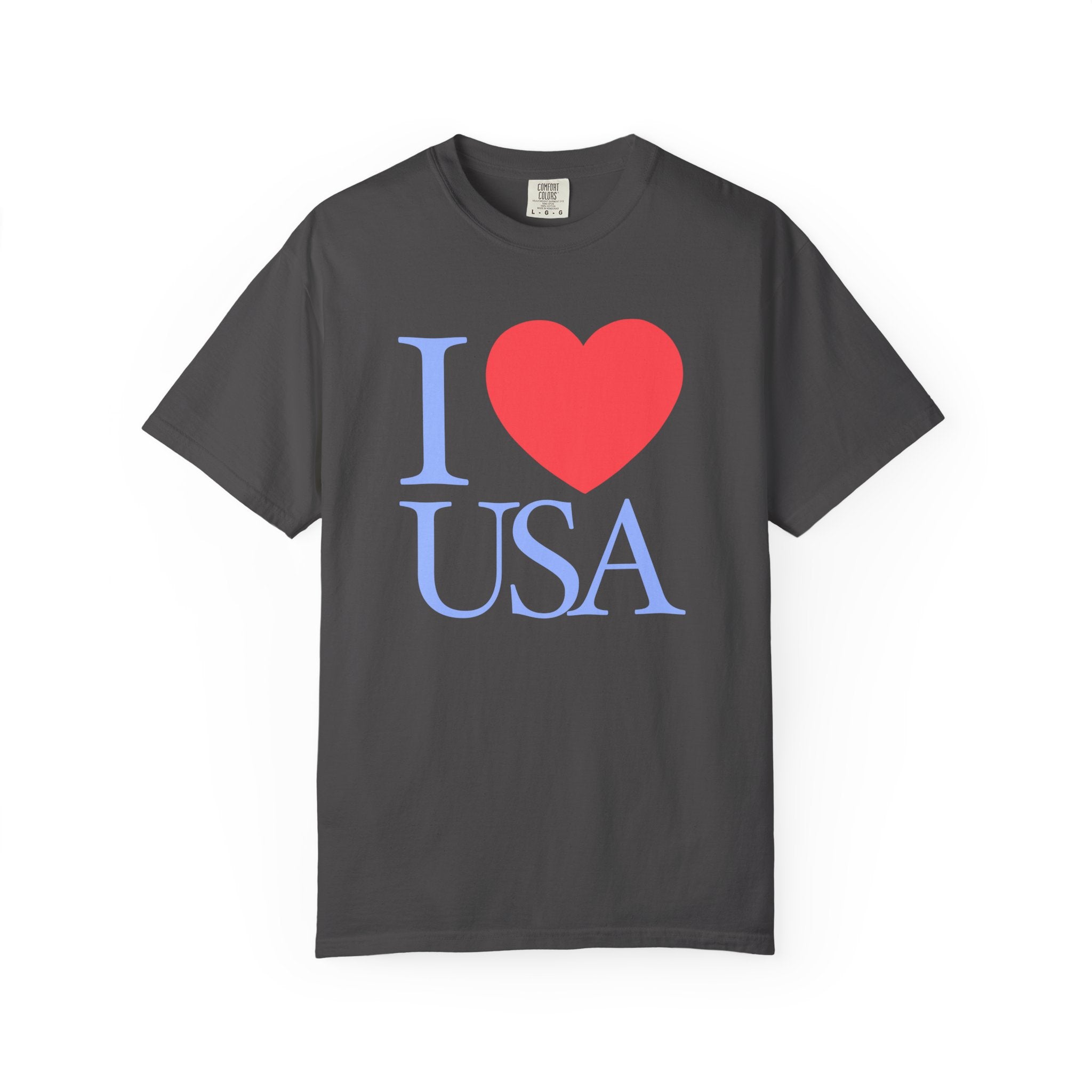 I  Heart USA T-Shirt — Patriotic American Heart Tee for 4th of July