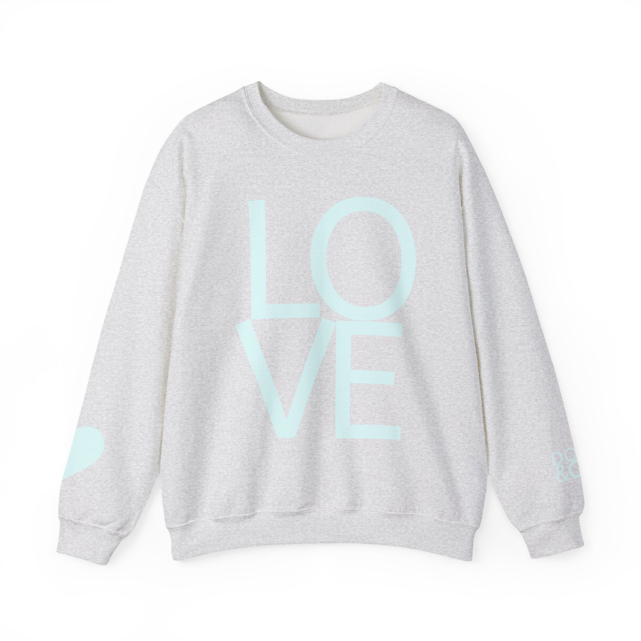 LOVE Heart Crewneck Sweatshirt