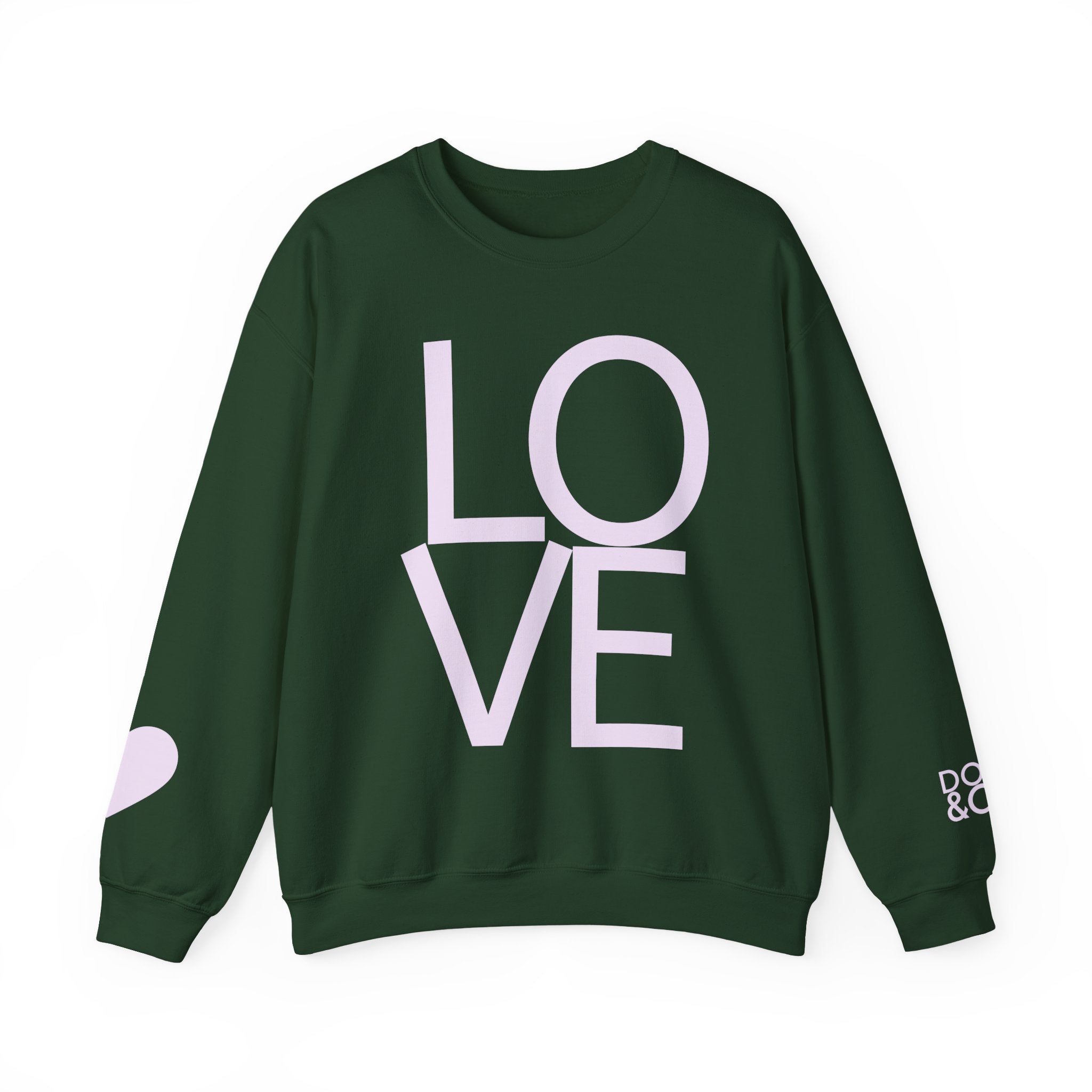 LOVE Heart Crewneck Sweatshirt