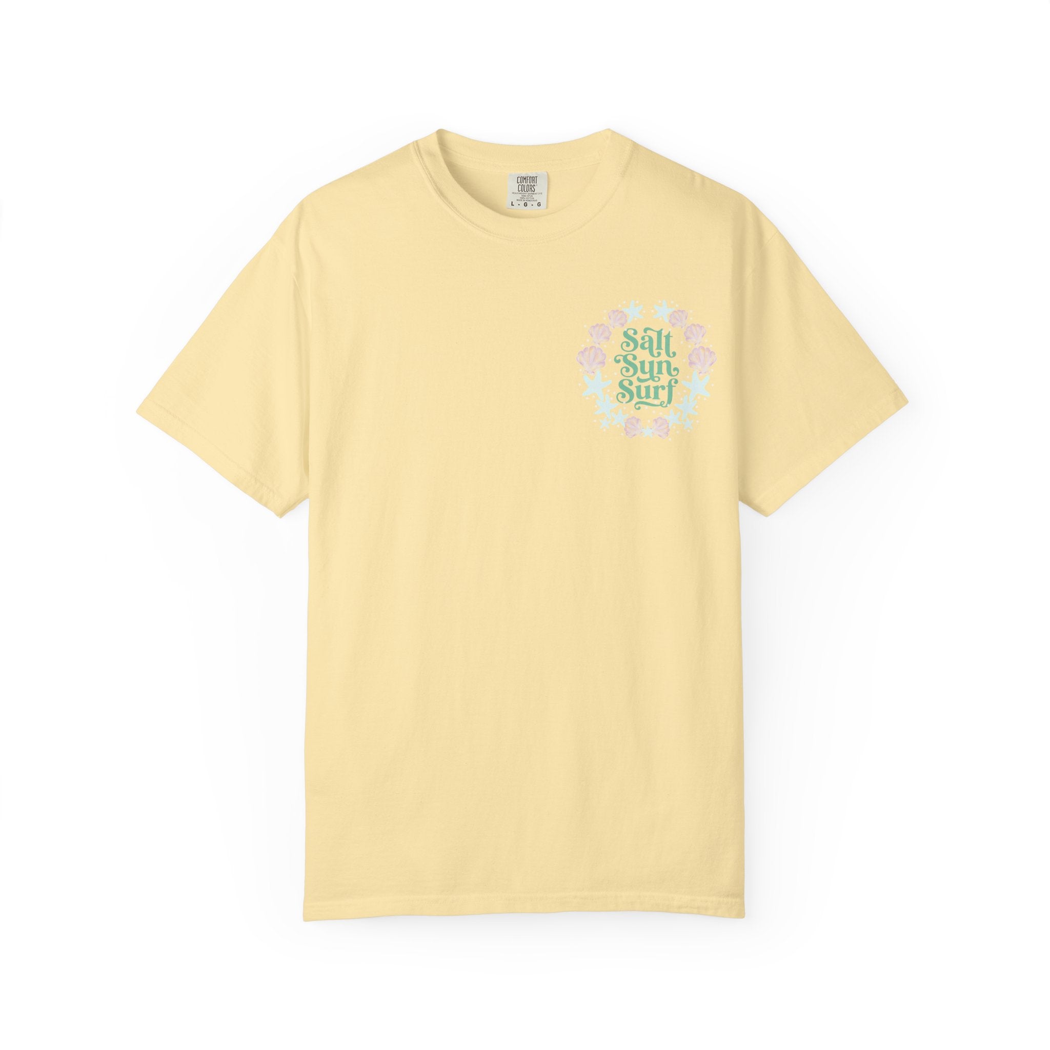 Surf Vibes T-Shirt — "Salt Sun Surf" Retro Beach Graphic Tee