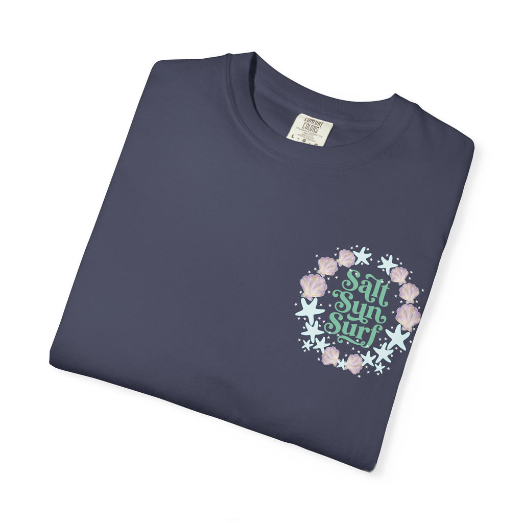 Surf Vibes T-Shirt — "Salt Sun Surf" Retro Beach Graphic Tee