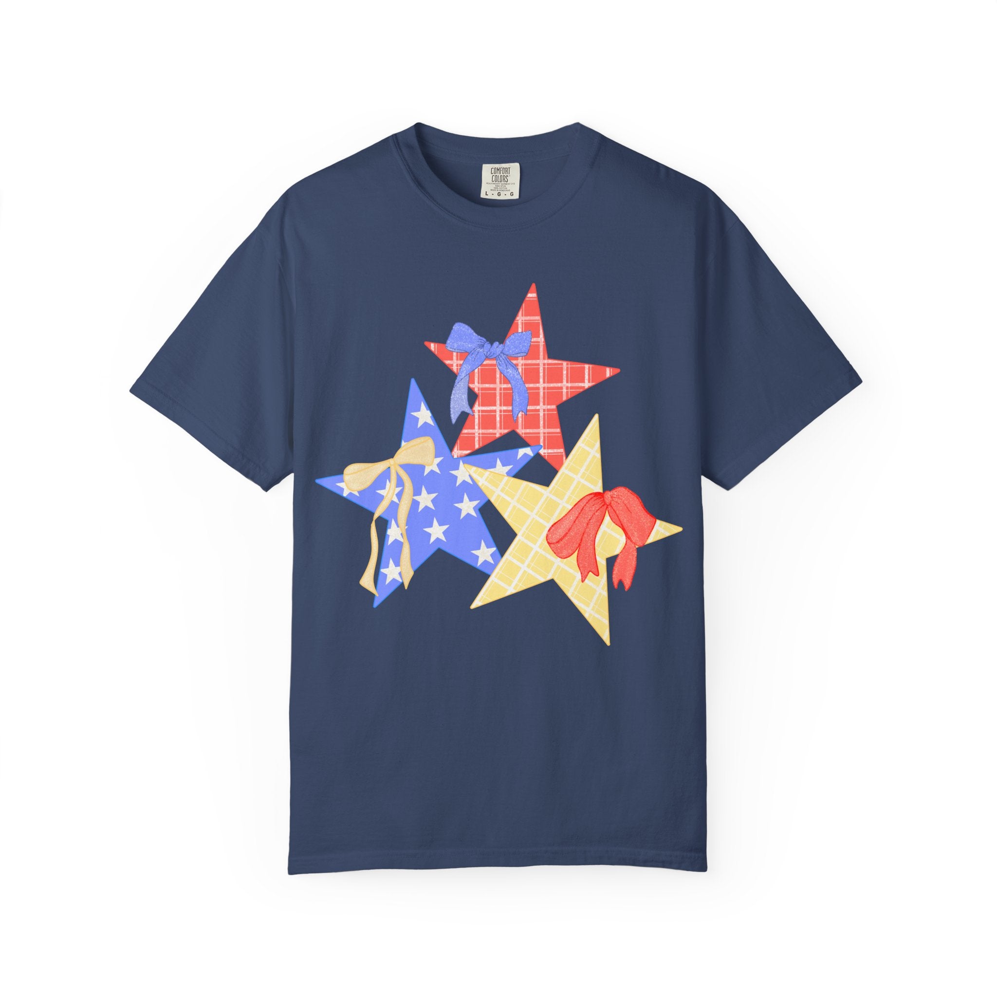 Patriotic Star Bow T-Shirt
