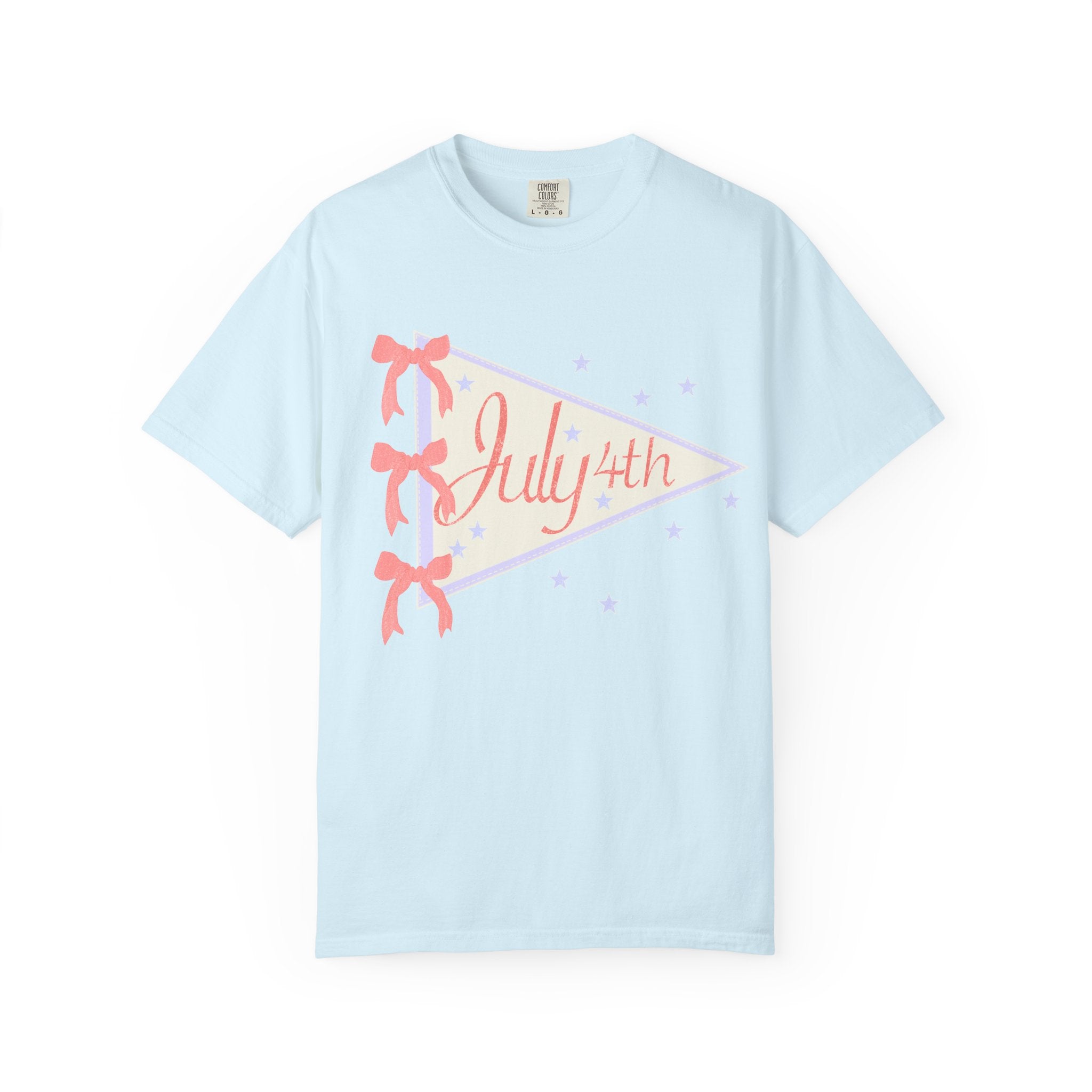 July 4th Pennant T‑Shirt — Retro Patriotic Graphic Tee