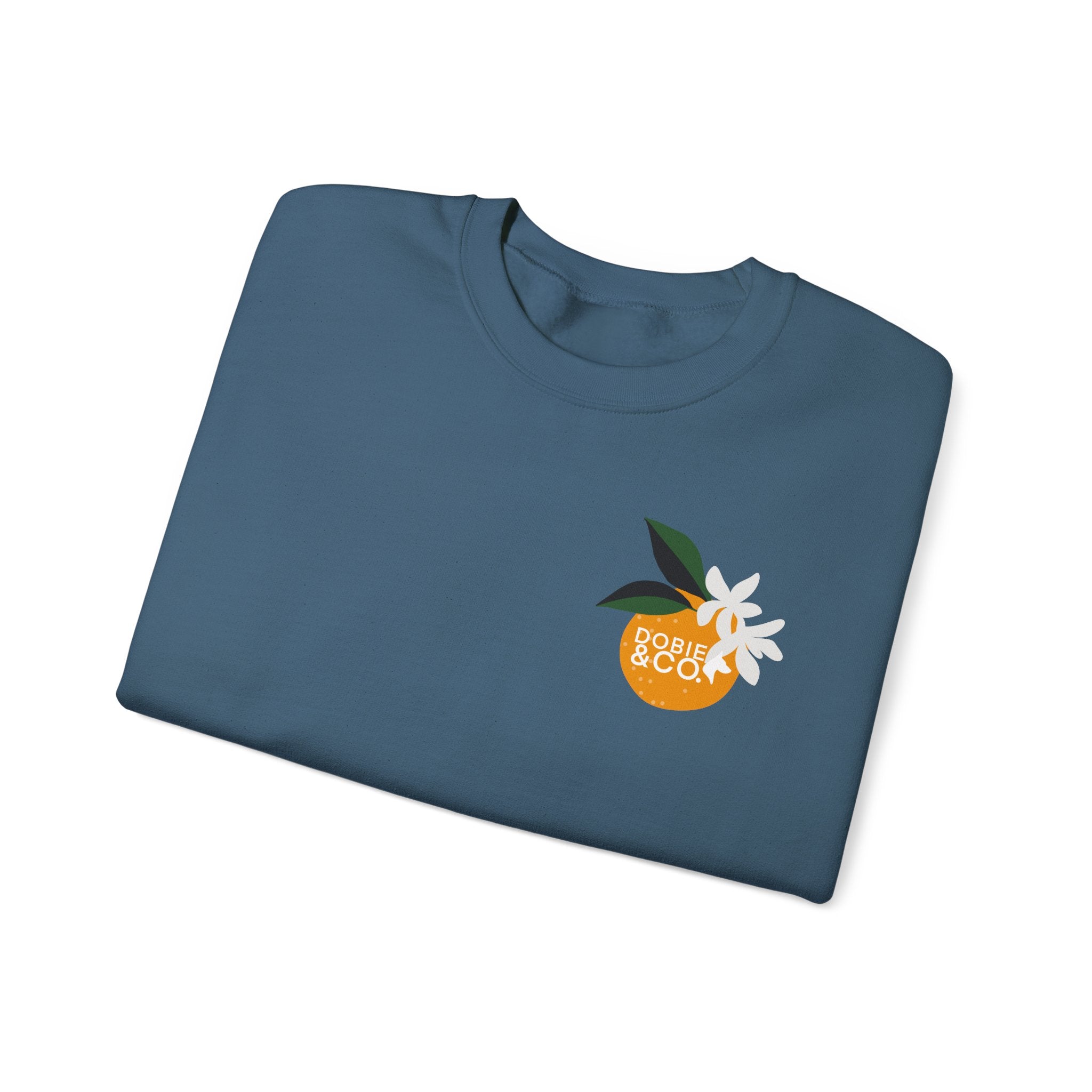 Dobie & Co. Orange Blossom Crewneck Sweatshirt