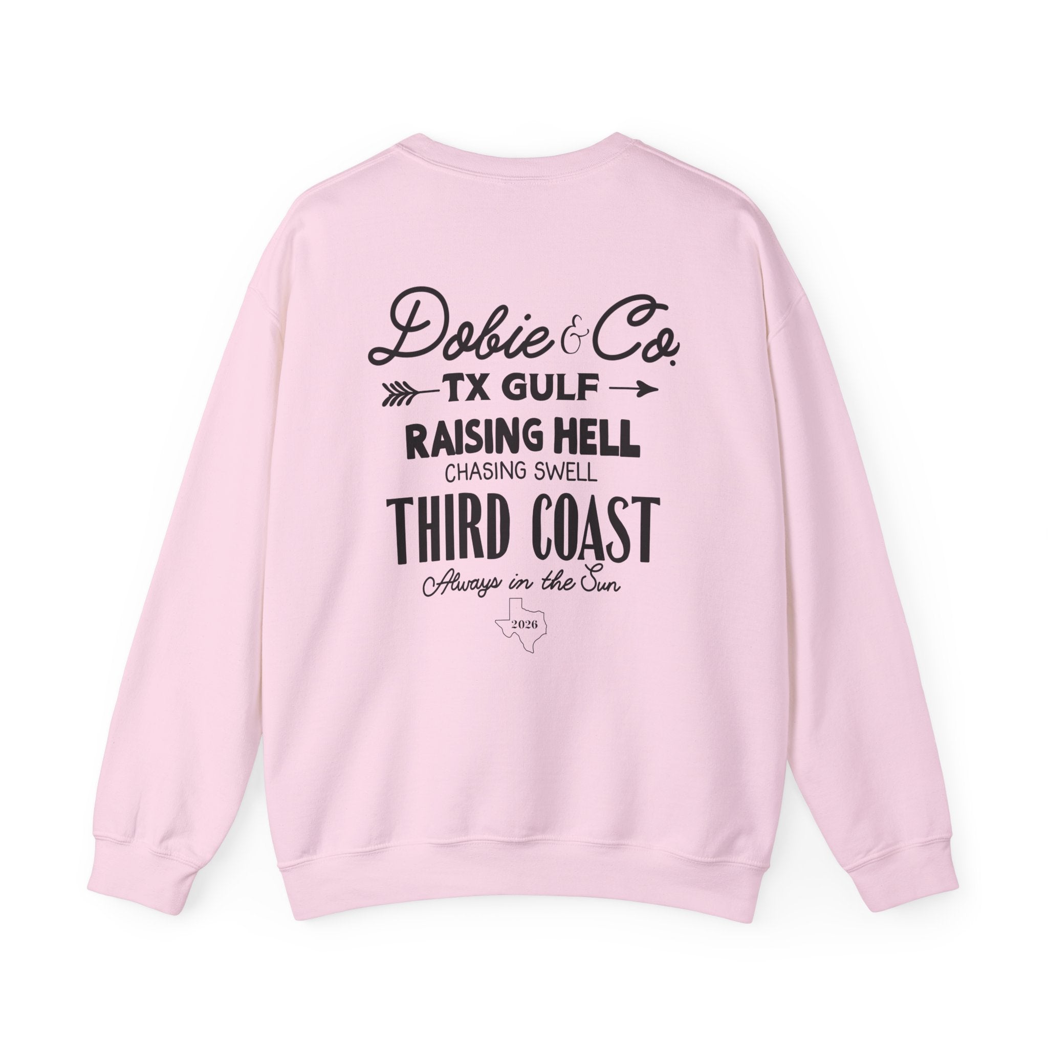 Raising Hell, Chasing Swell Crewneck Sweatshirt