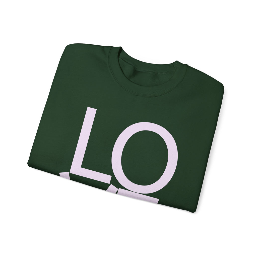 LOVE Heart Crewneck Sweatshirt