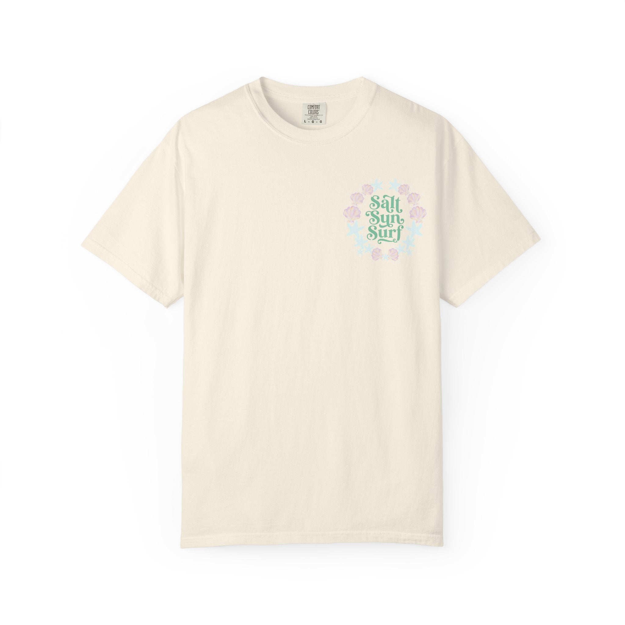 Surf Vibes T-Shirt — "Salt Sun Surf" Retro Beach Graphic Tee