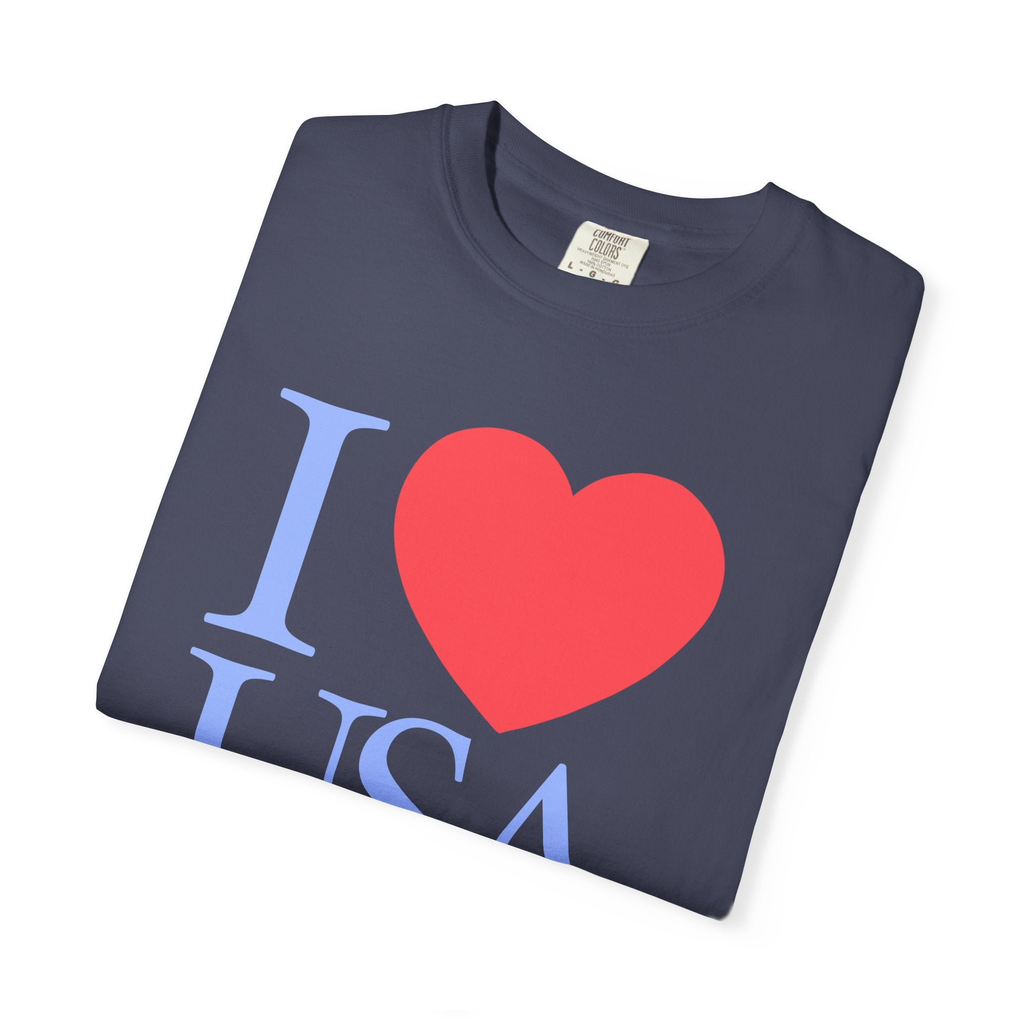 I  Heart USA T-Shirt — Patriotic American Heart Tee for 4th of July