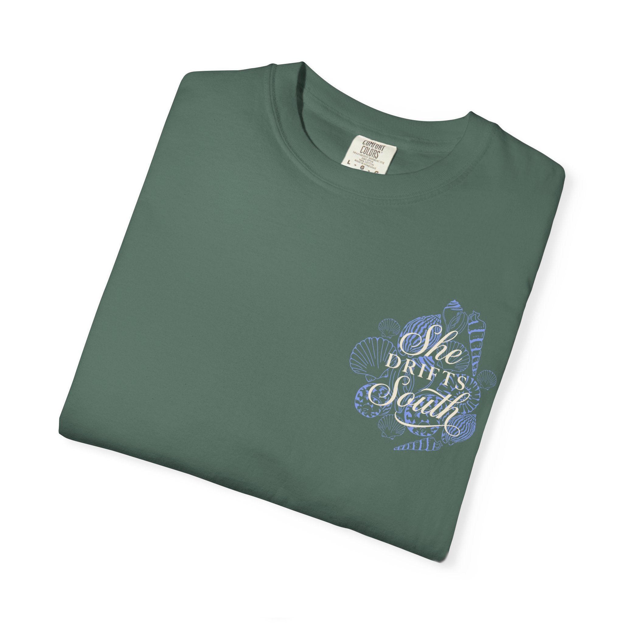 "She Drifts South" Pastel Nautical Tee - T-shirt