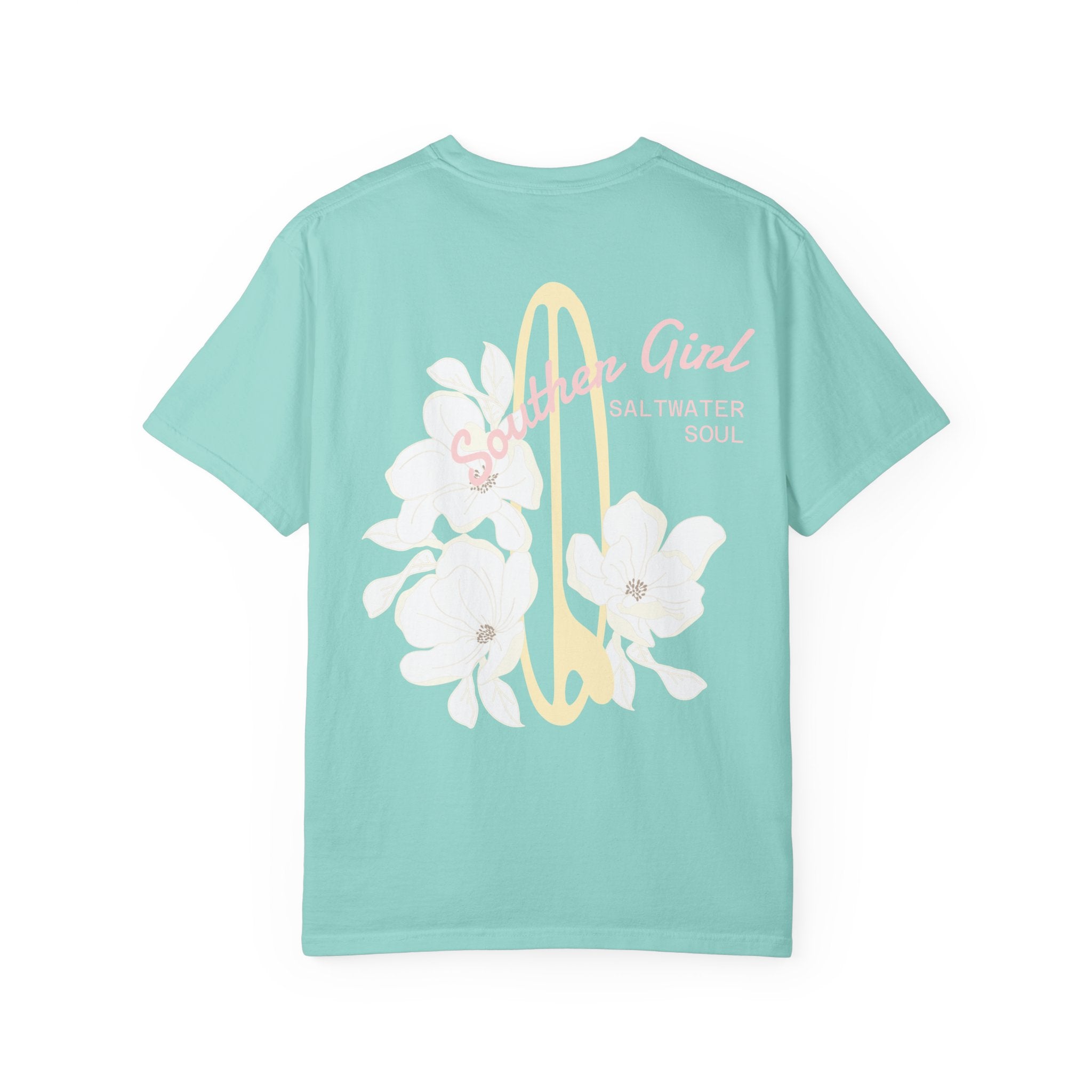 Southern and Saltwater— Southern Coastal Surfboard Graphic Tee