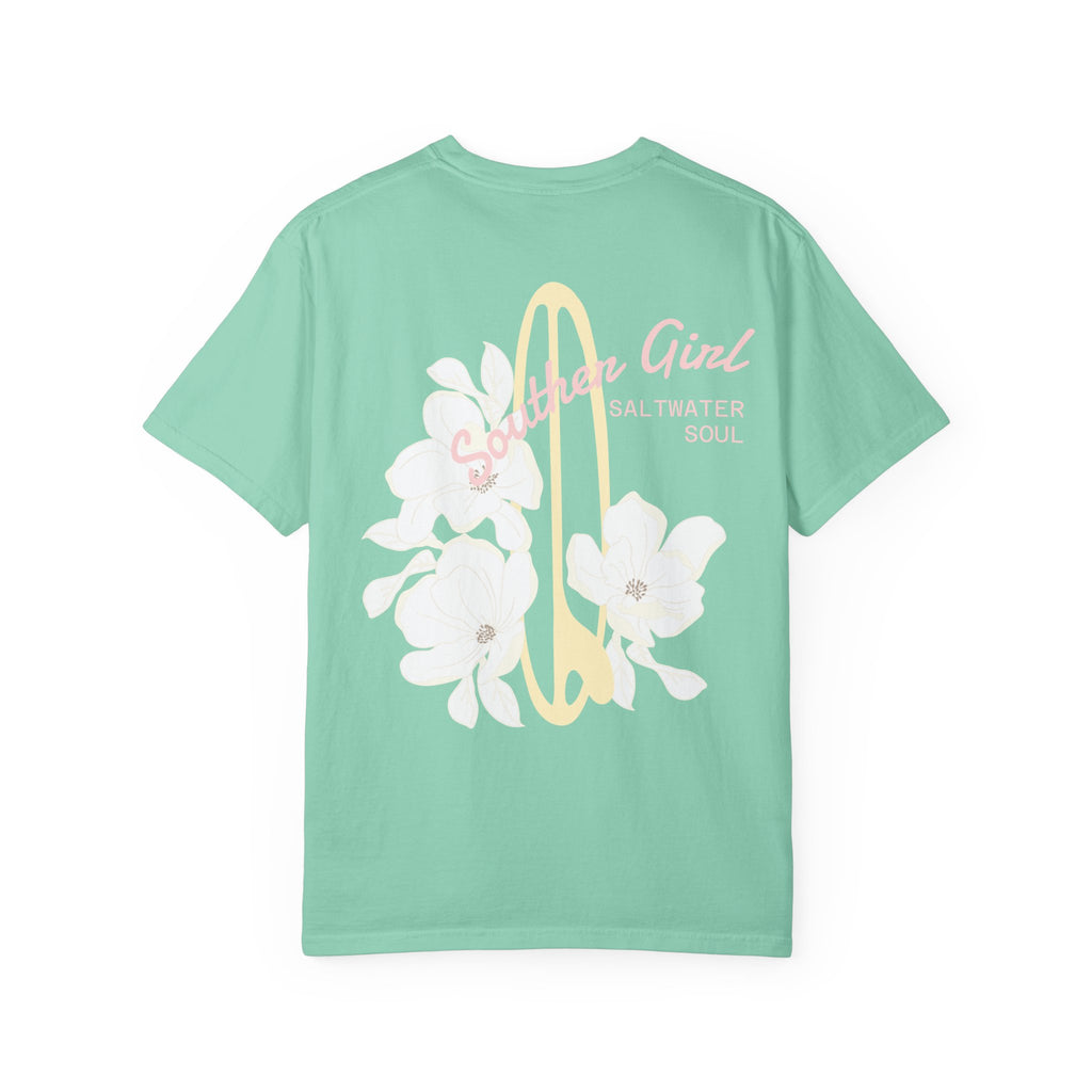 Southern and Saltwater— Southern Coastal Surfboard Graphic Tee
