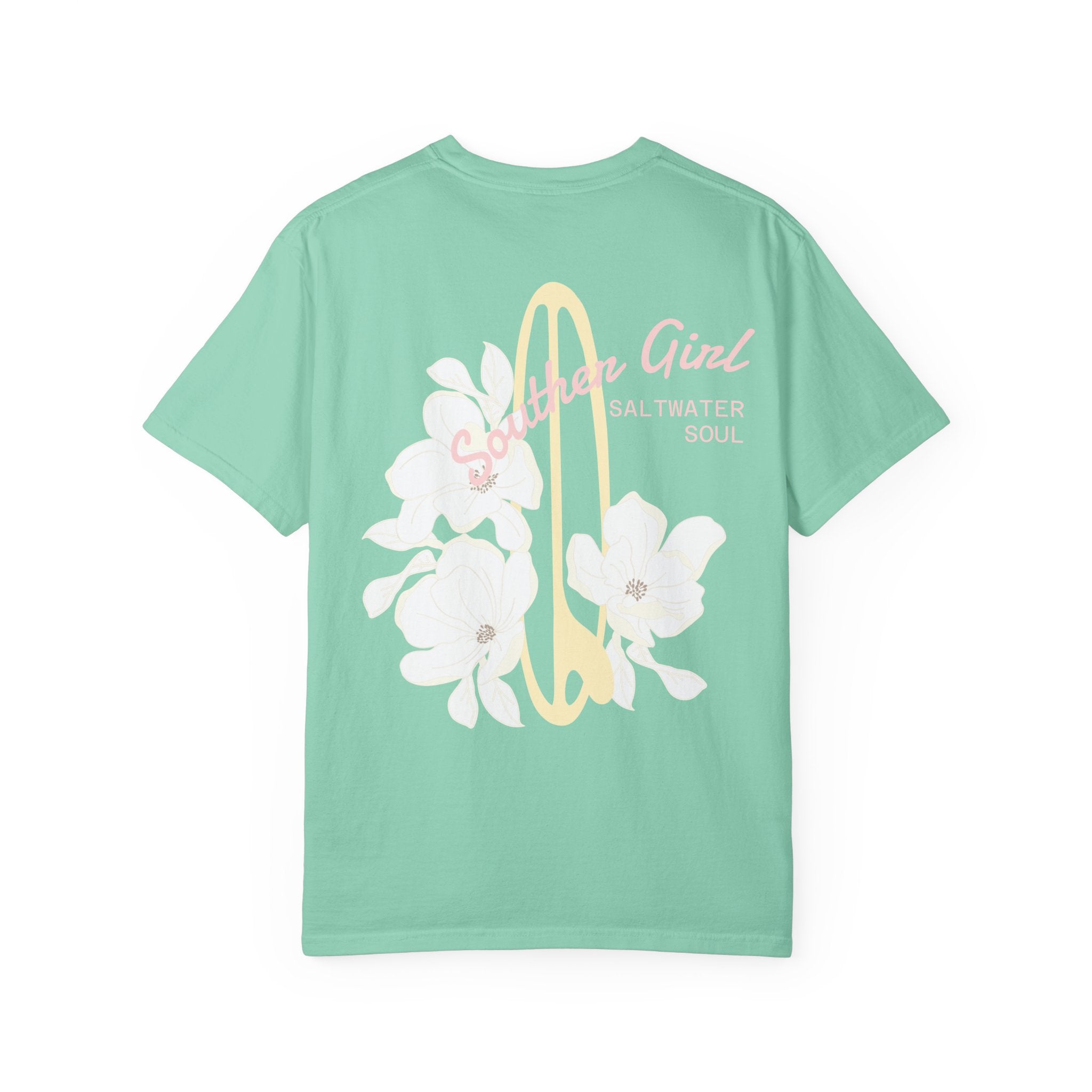 Southern and Saltwater— Southern Coastal Surfboard Graphic Tee