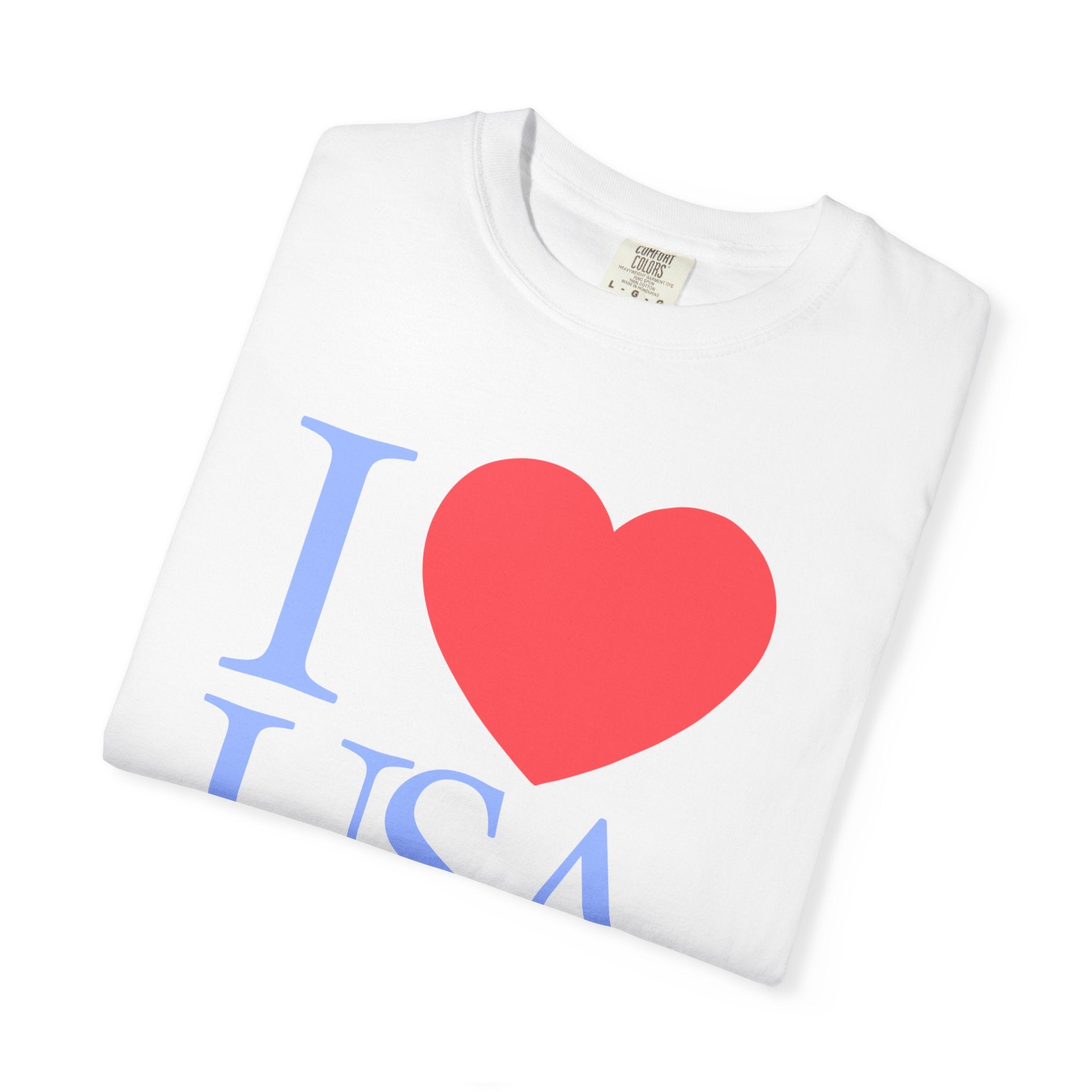 I  Heart USA T-Shirt — Patriotic American Heart Tee for 4th of July