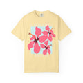 Hibiscus Floral Tee — Pink Tropical Flower Graphic T-Shirt