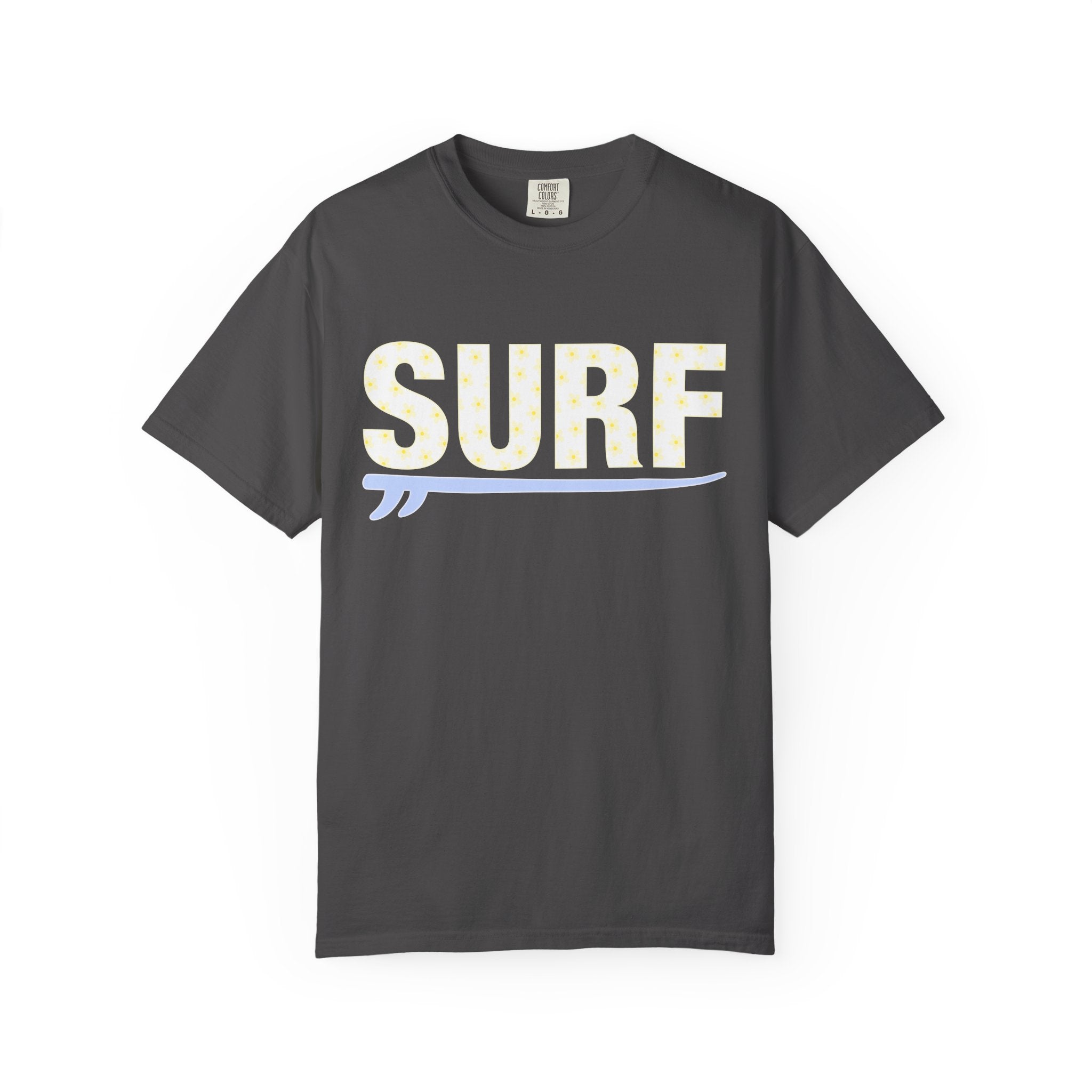 Surf T-Shirt — Retro Pastel 'SURF' Graphic Tee