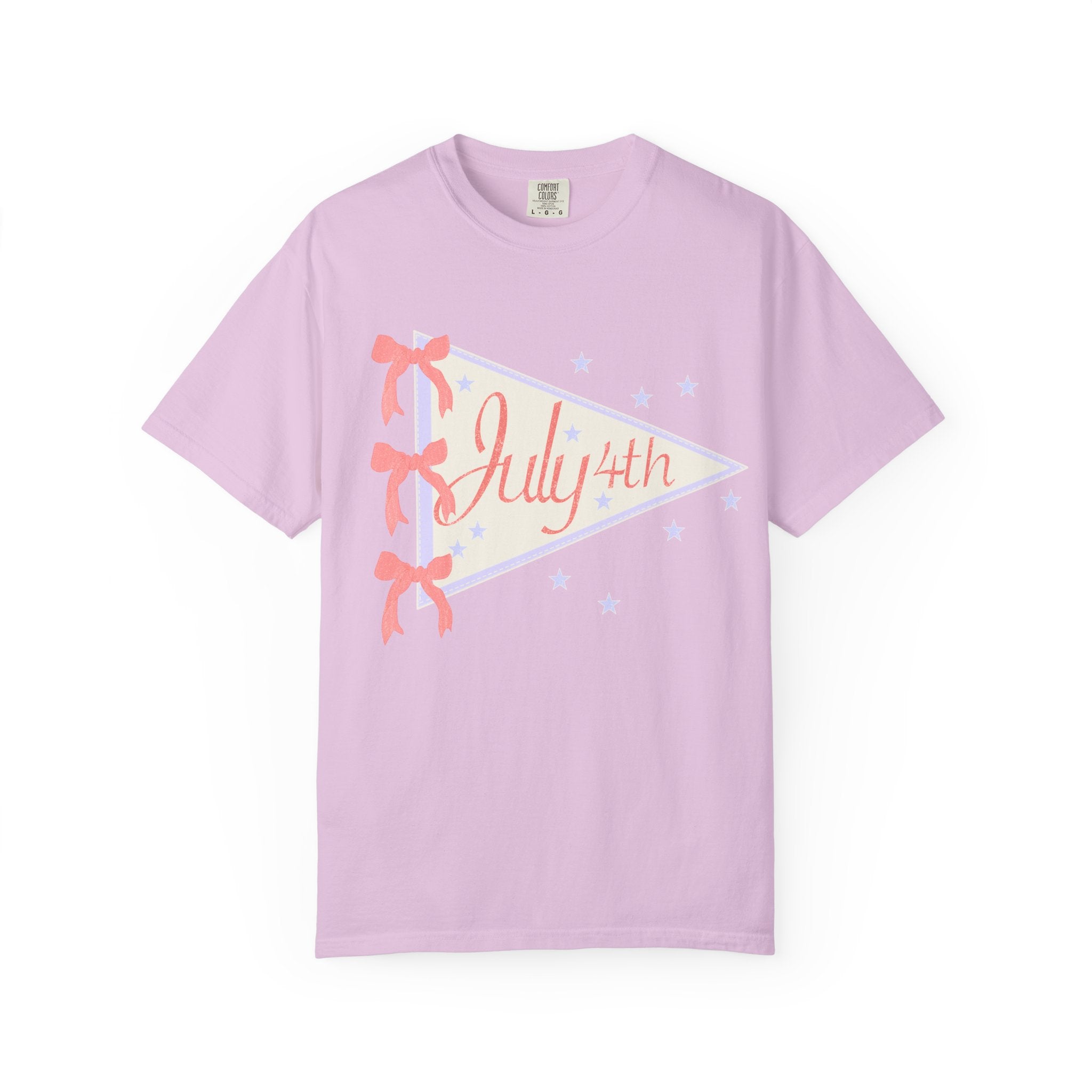July 4th Pennant T‑Shirt — Retro Patriotic Graphic Tee