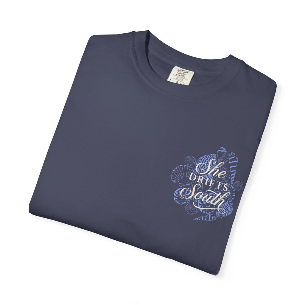"She Drifts South" Pastel Nautical Tee - T-shirt