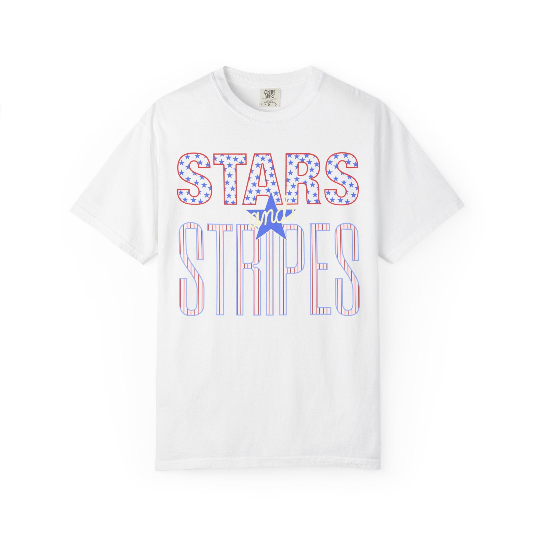 Stars and Stripes T-Shirt — Patriotic 4th of July Tee