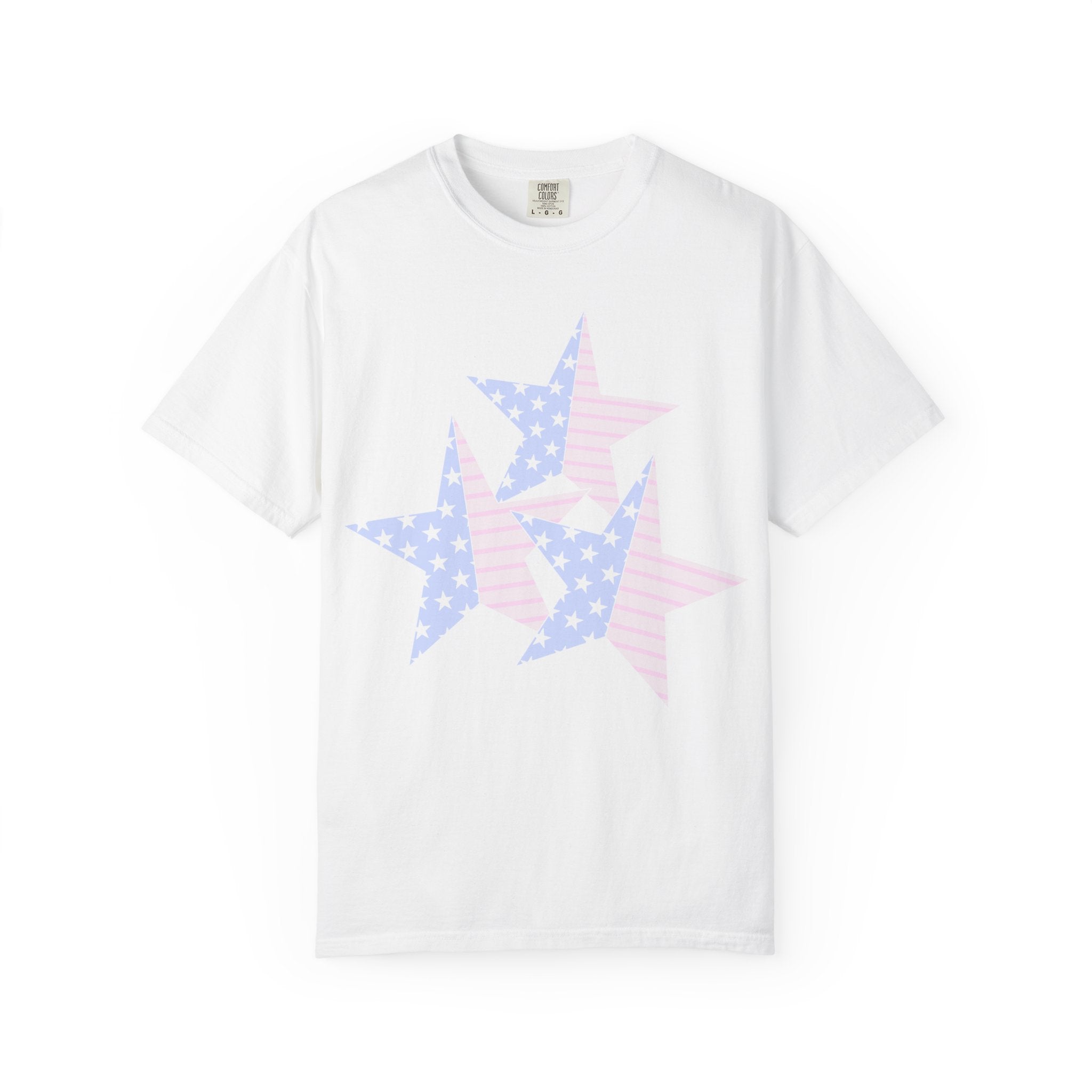American Flag Star Graphic T-Shirt