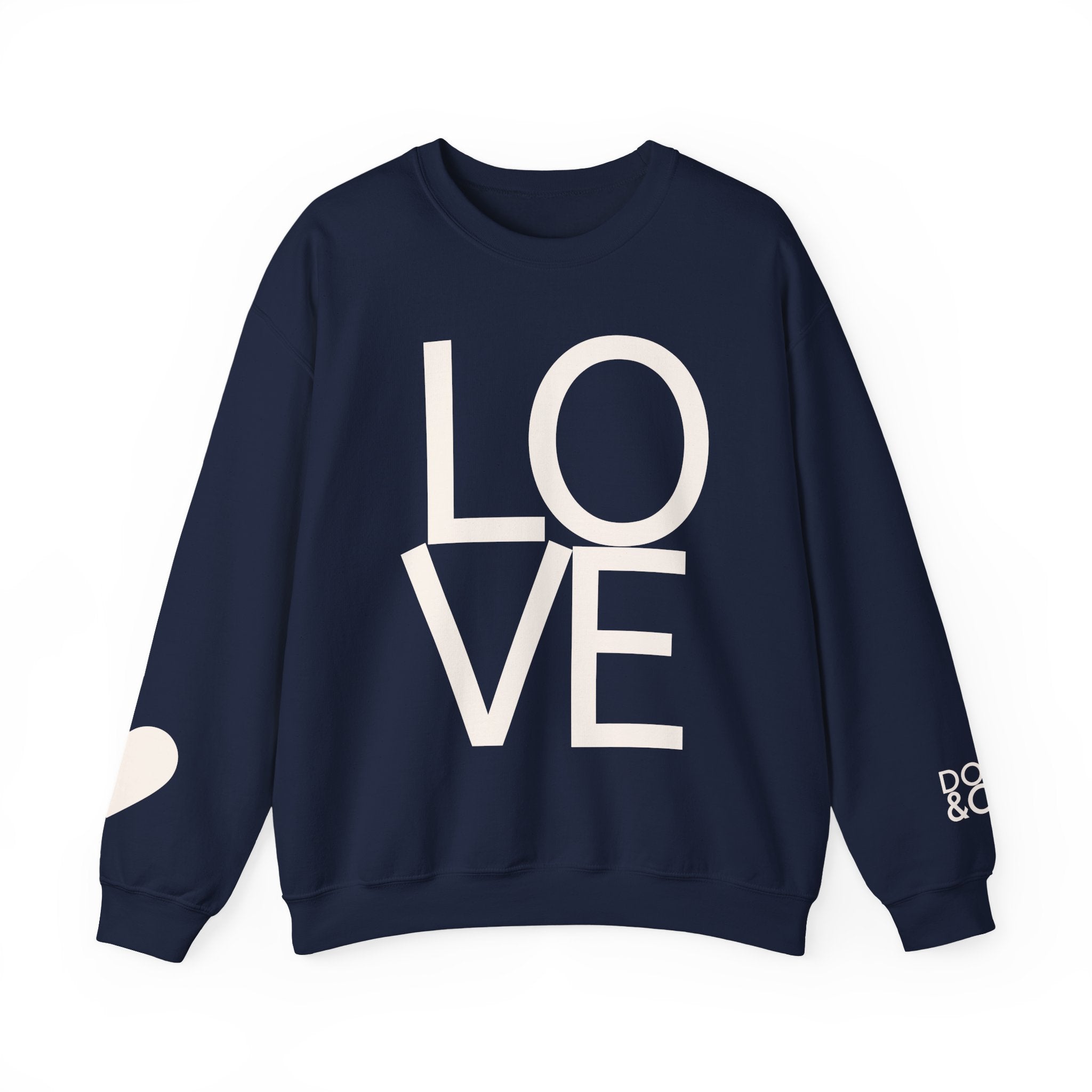 LOVE Heart Crewneck Sweatshirt