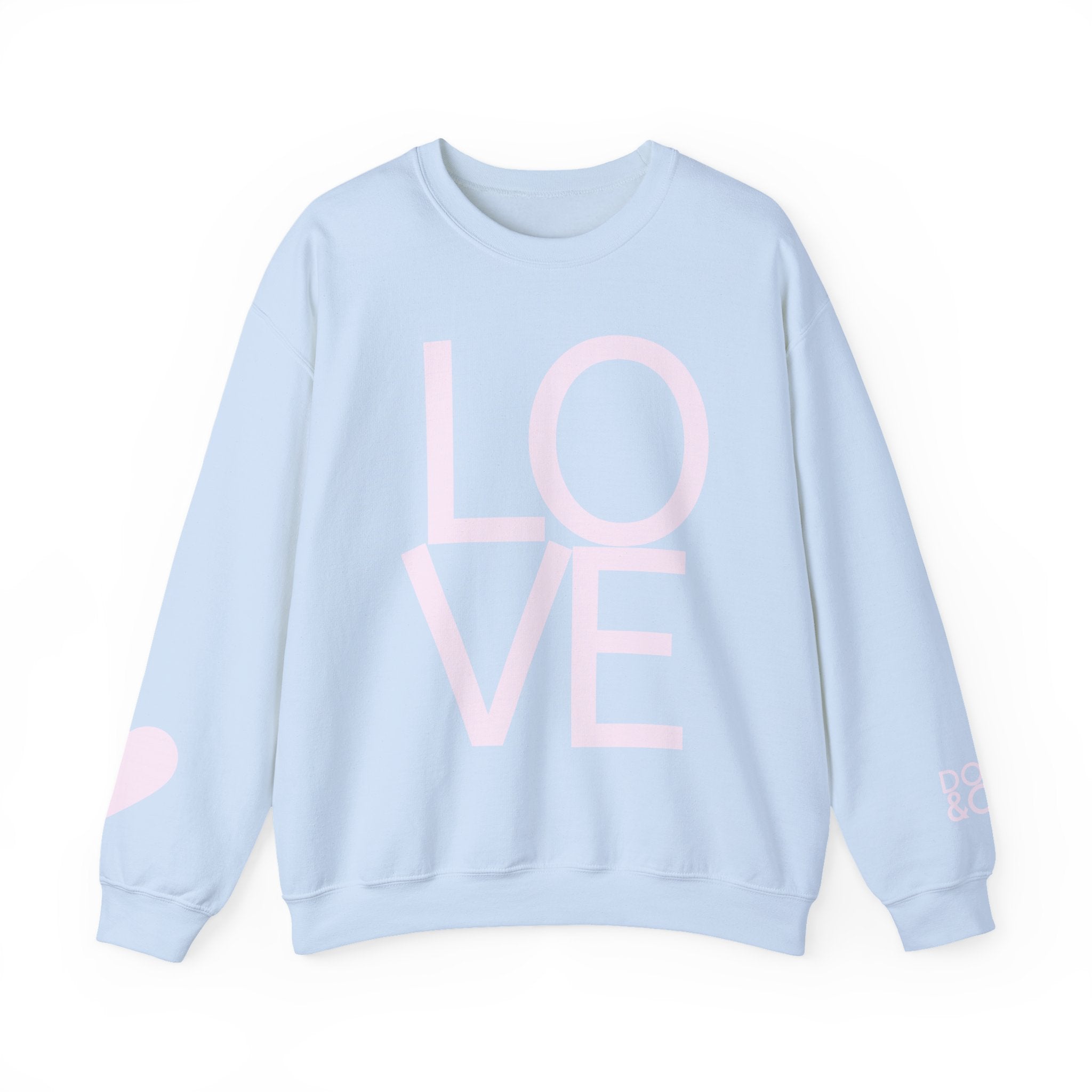LOVE Heart Crewneck Sweatshirt