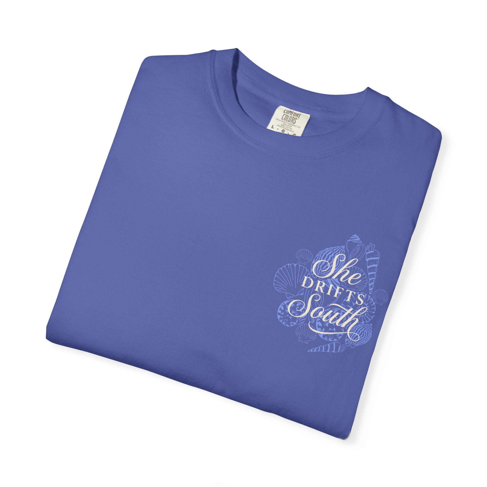 "She Drifts South" Pastel Nautical Tee - T-shirt