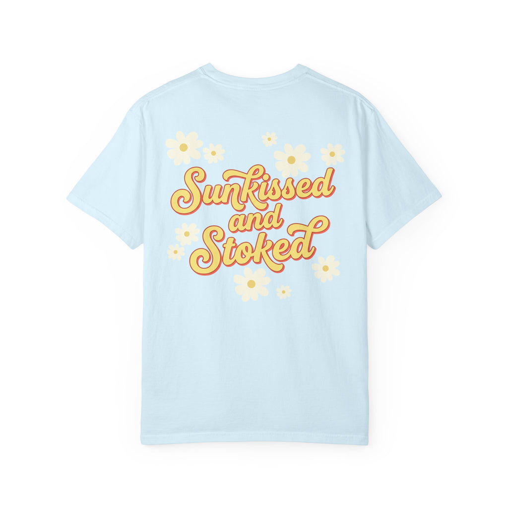Sunkissed and Stoked T-Shirt — Retro Beach Vibes Summer Tee