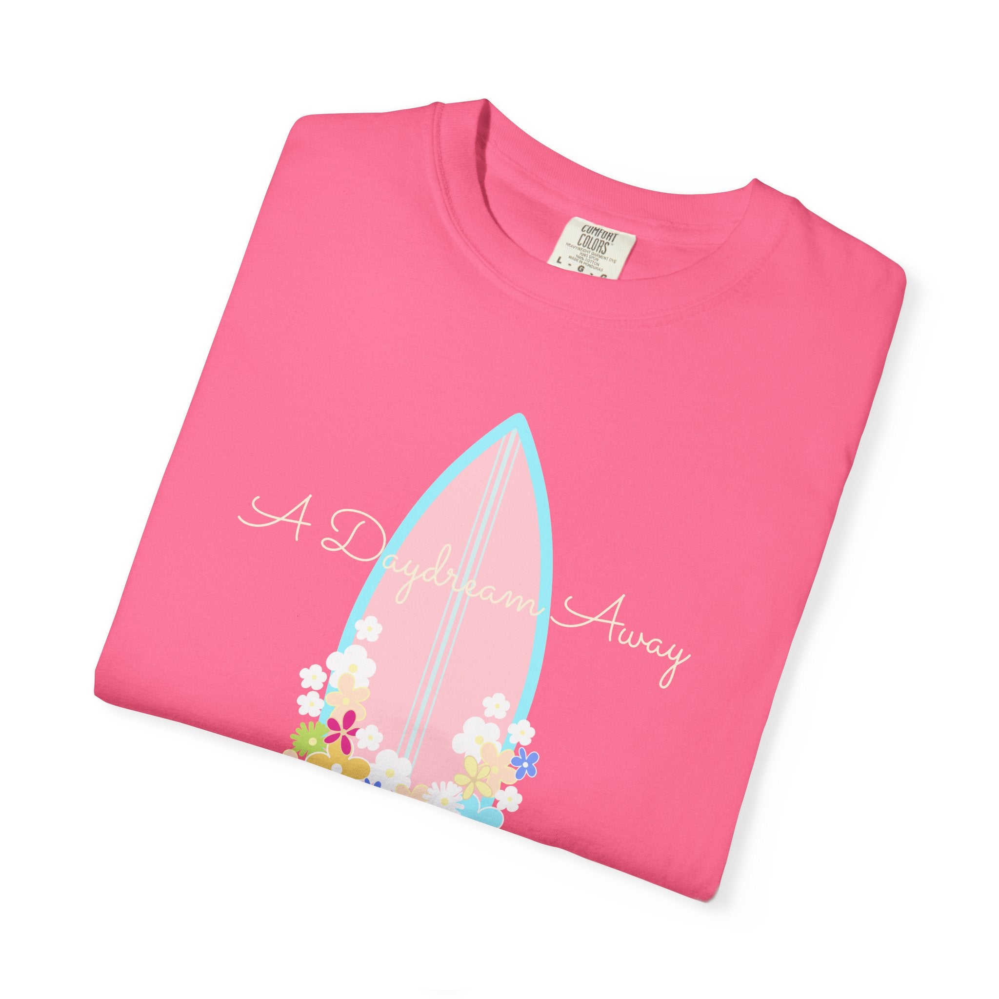 Surfboard Floral T-Shirt — Aloha Beach Vibes