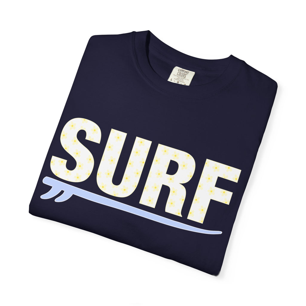 Surf T-Shirt — Retro Pastel 'SURF' Graphic Tee