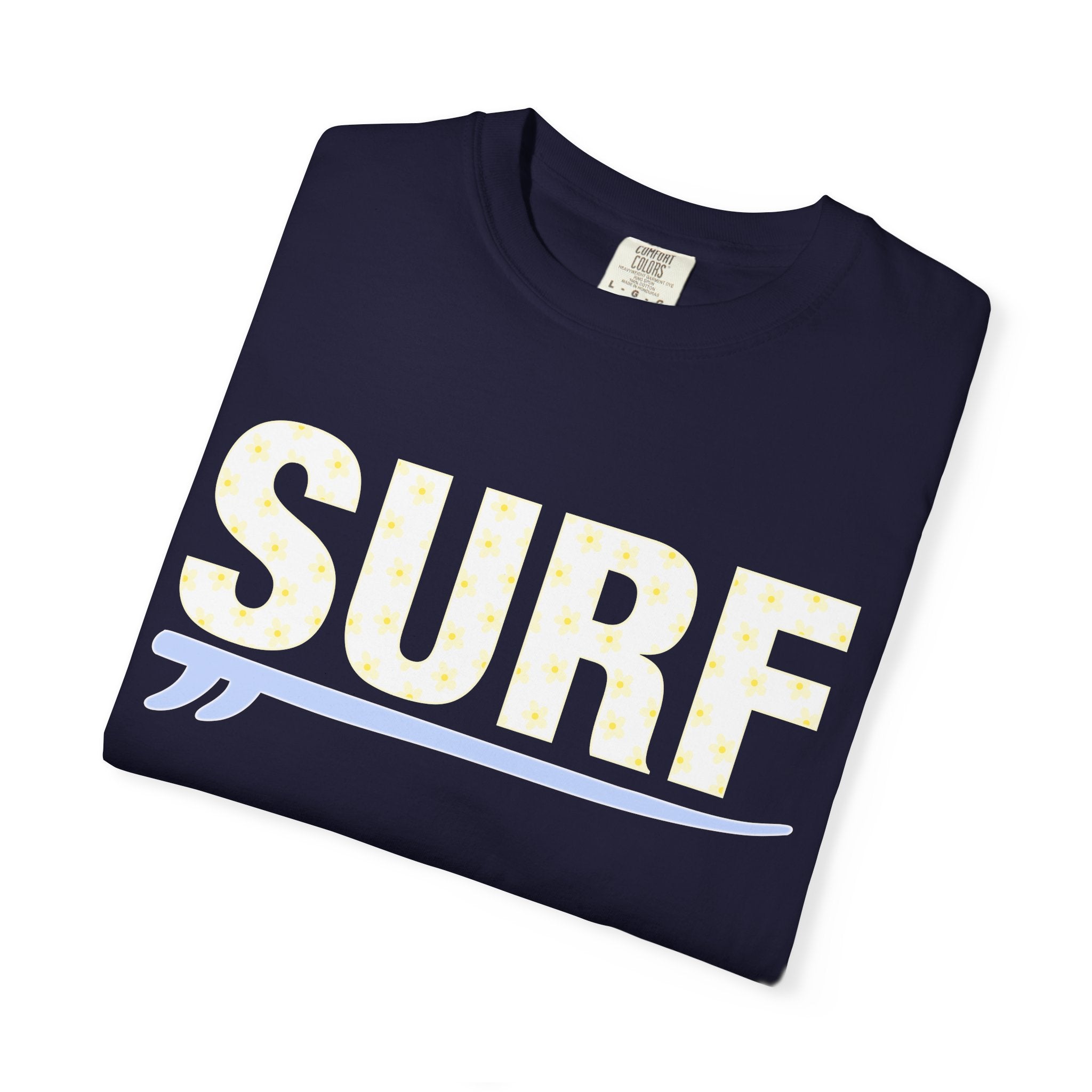 Surf T-Shirt — Retro Pastel 'SURF' Graphic Tee