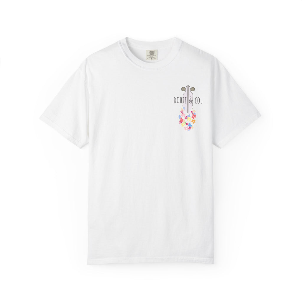 Ride or Die Skateboard T-Shirt — Floral Longboard Tee