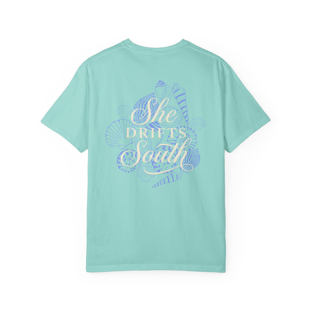 "She Drifts South" Pastel Nautical Tee - T-shirt