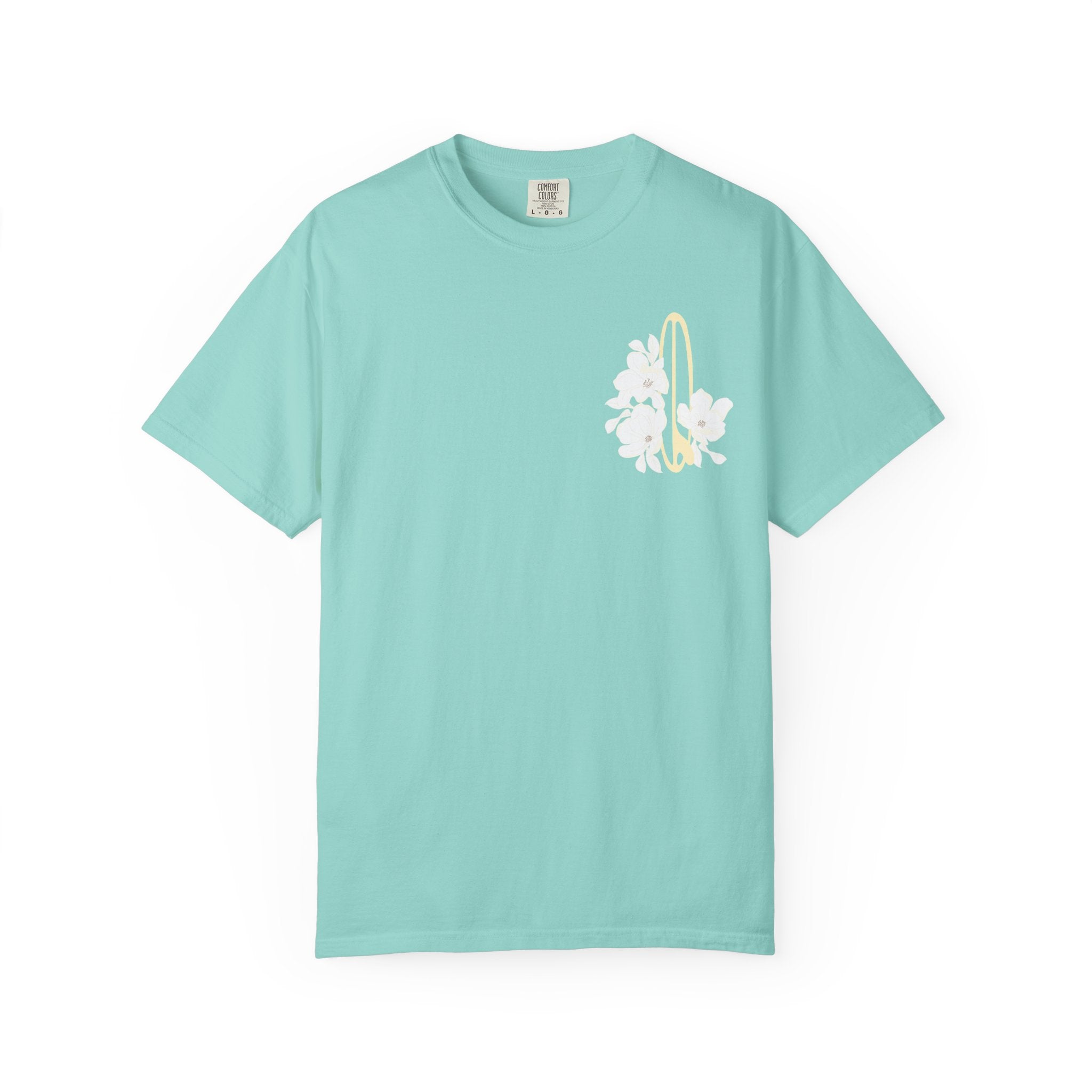 Southern and Saltwater— Southern Coastal Surfboard Graphic Tee
