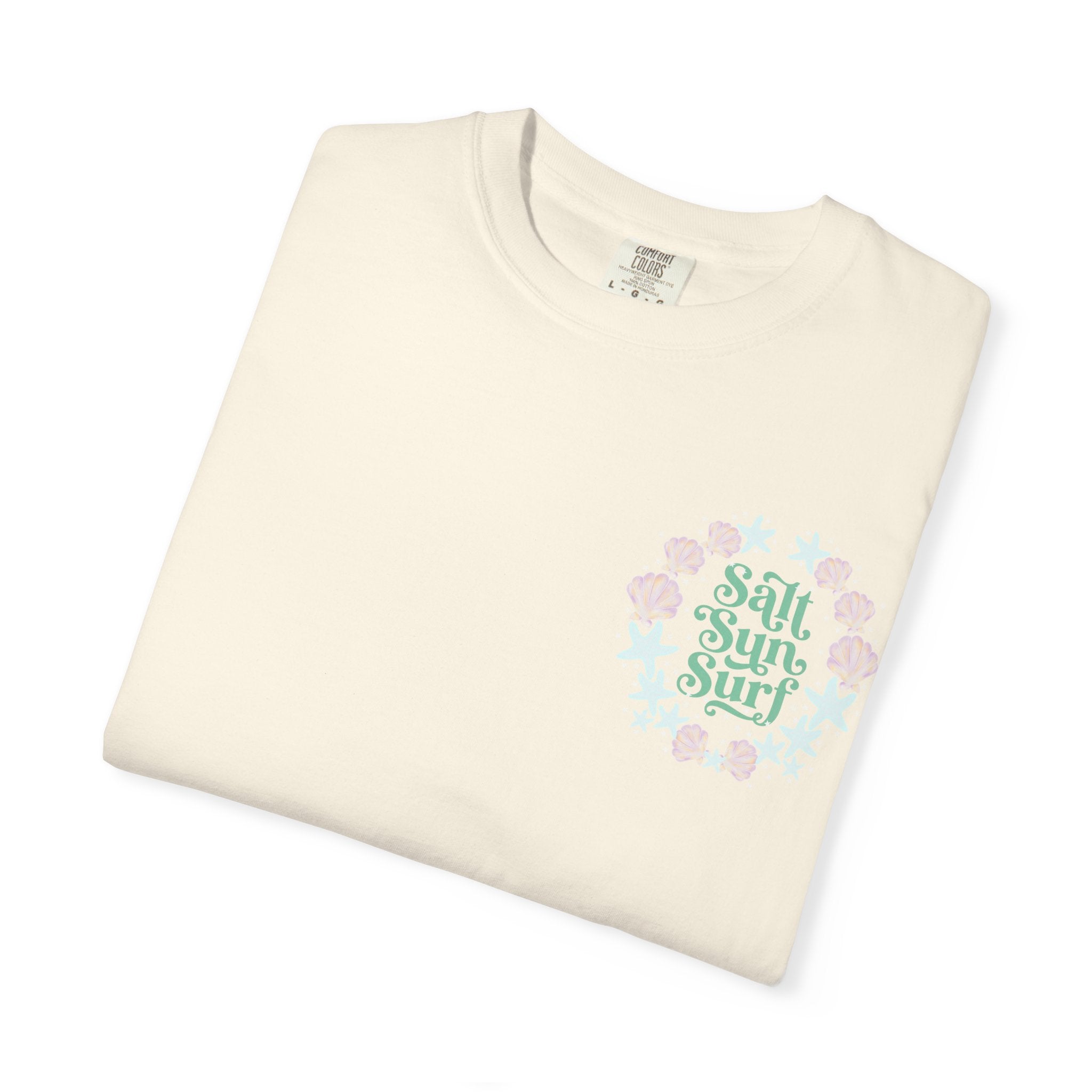 Surf Vibes T-Shirt — "Salt Sun Surf" Retro Beach Graphic Tee